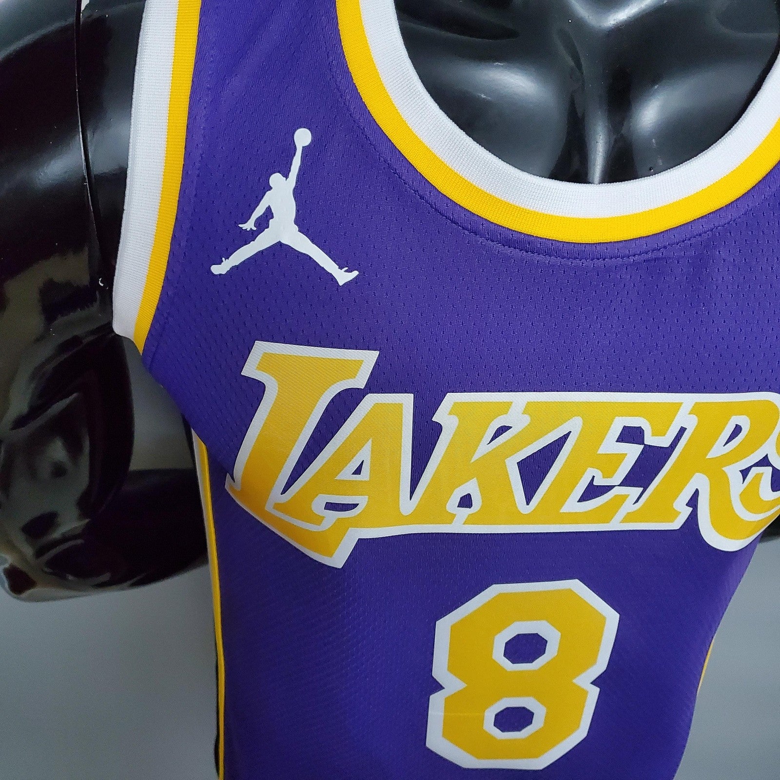 New Lakers Jordan Bryant #8 Theme Purple Round Neck