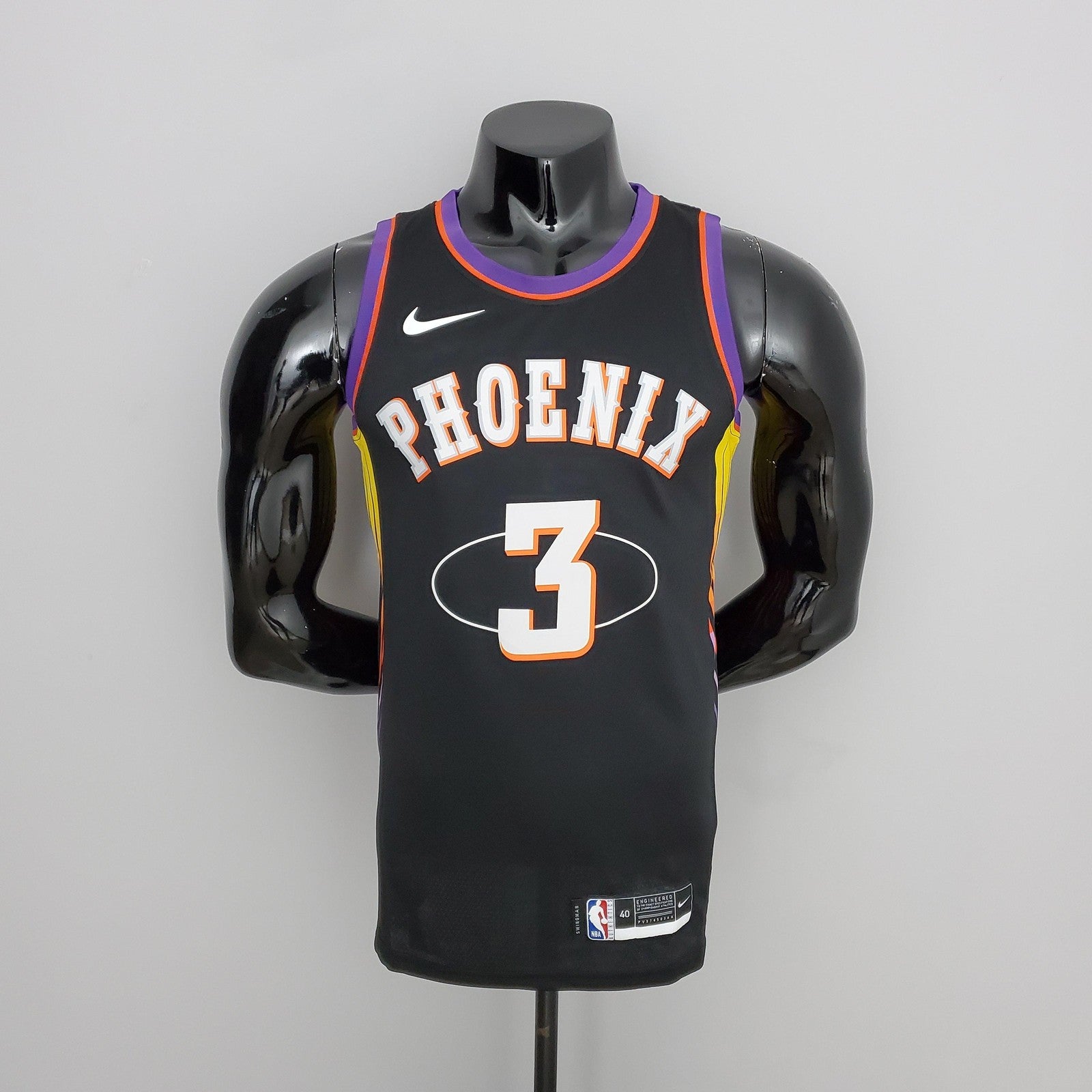2022 Season Paul #3 Suns City Edition Black Nba Jersey
