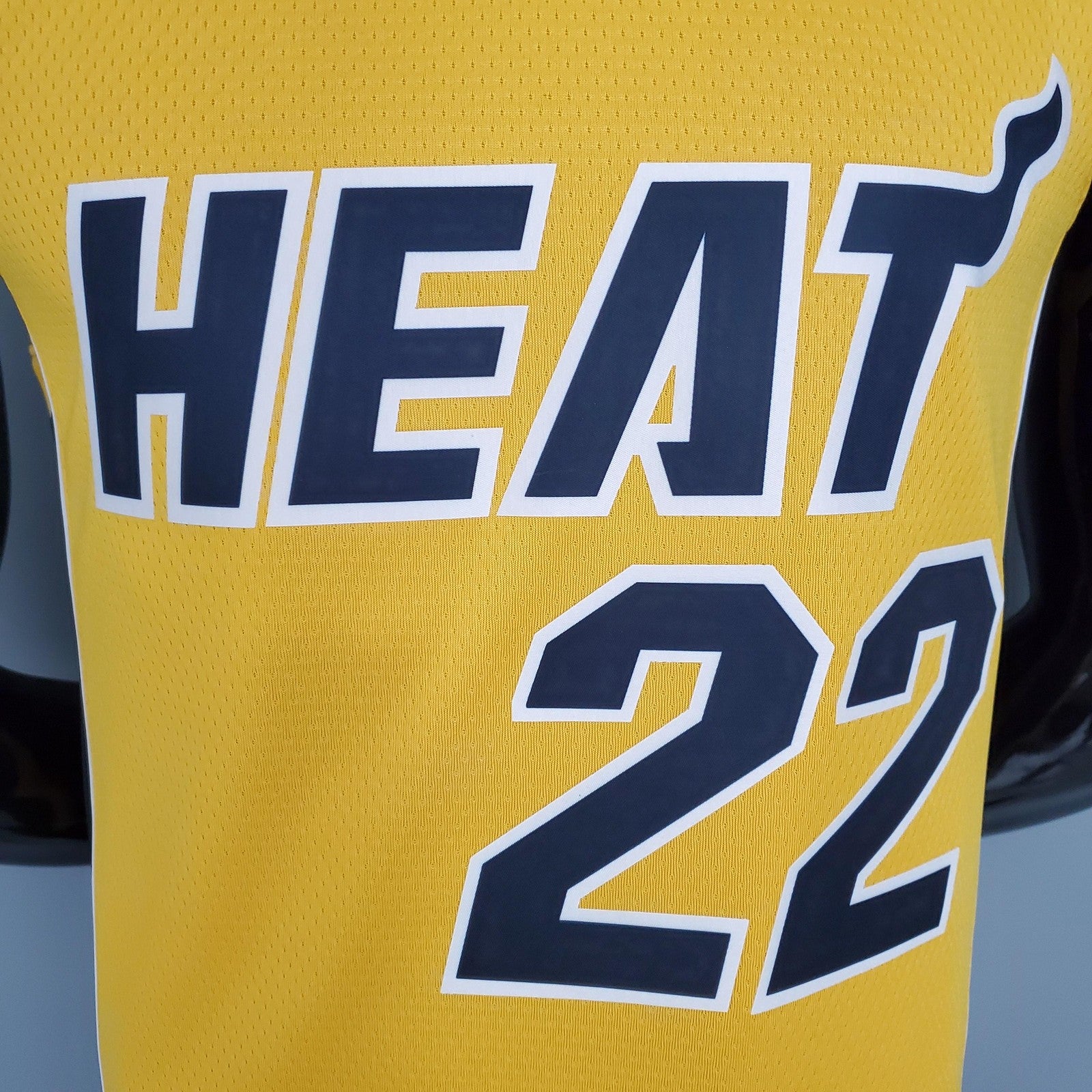 2021 Butler#22 Heat Bonus Edition Yellow Nba Jersey