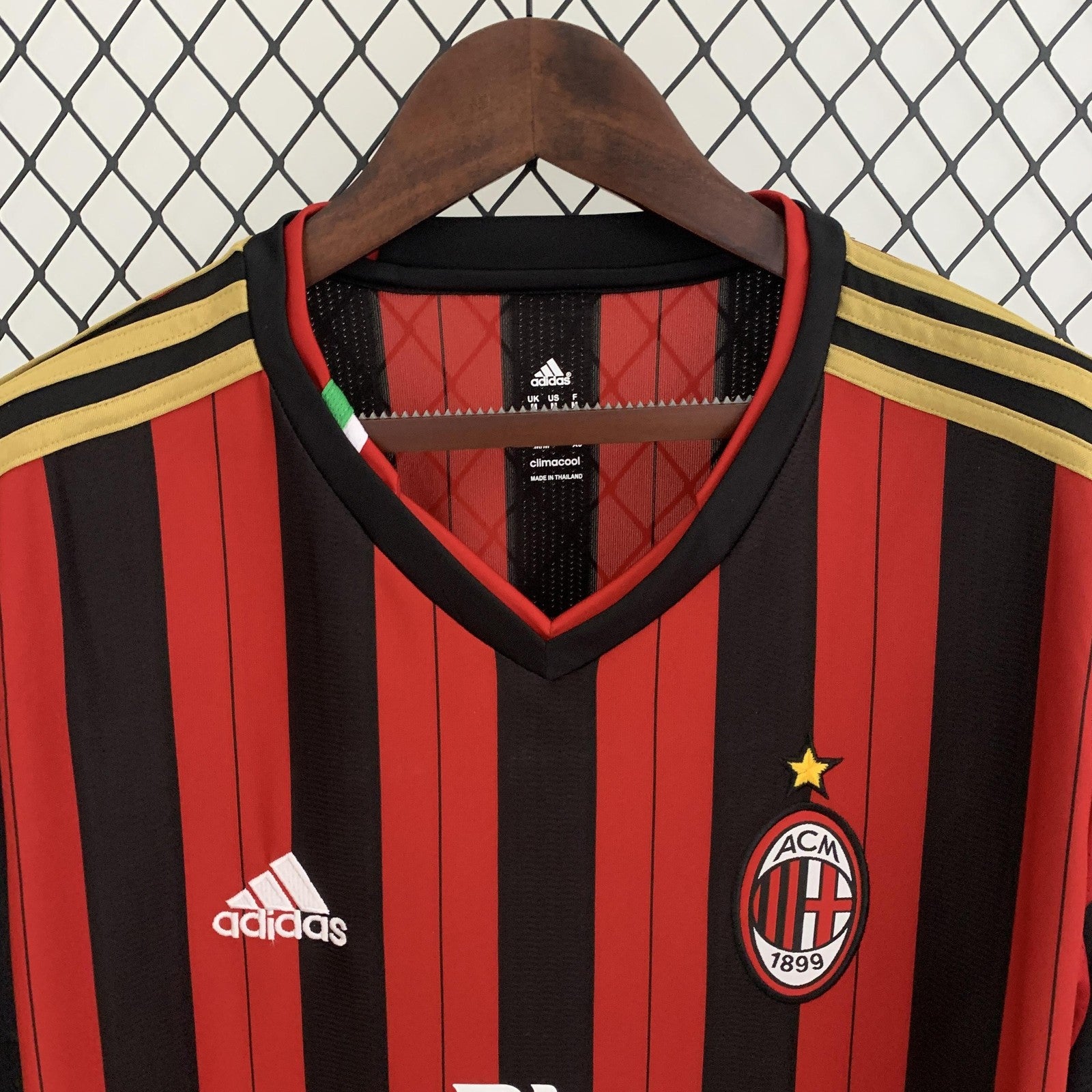 Retro Long Sleeve Ac13 14 Milan Home