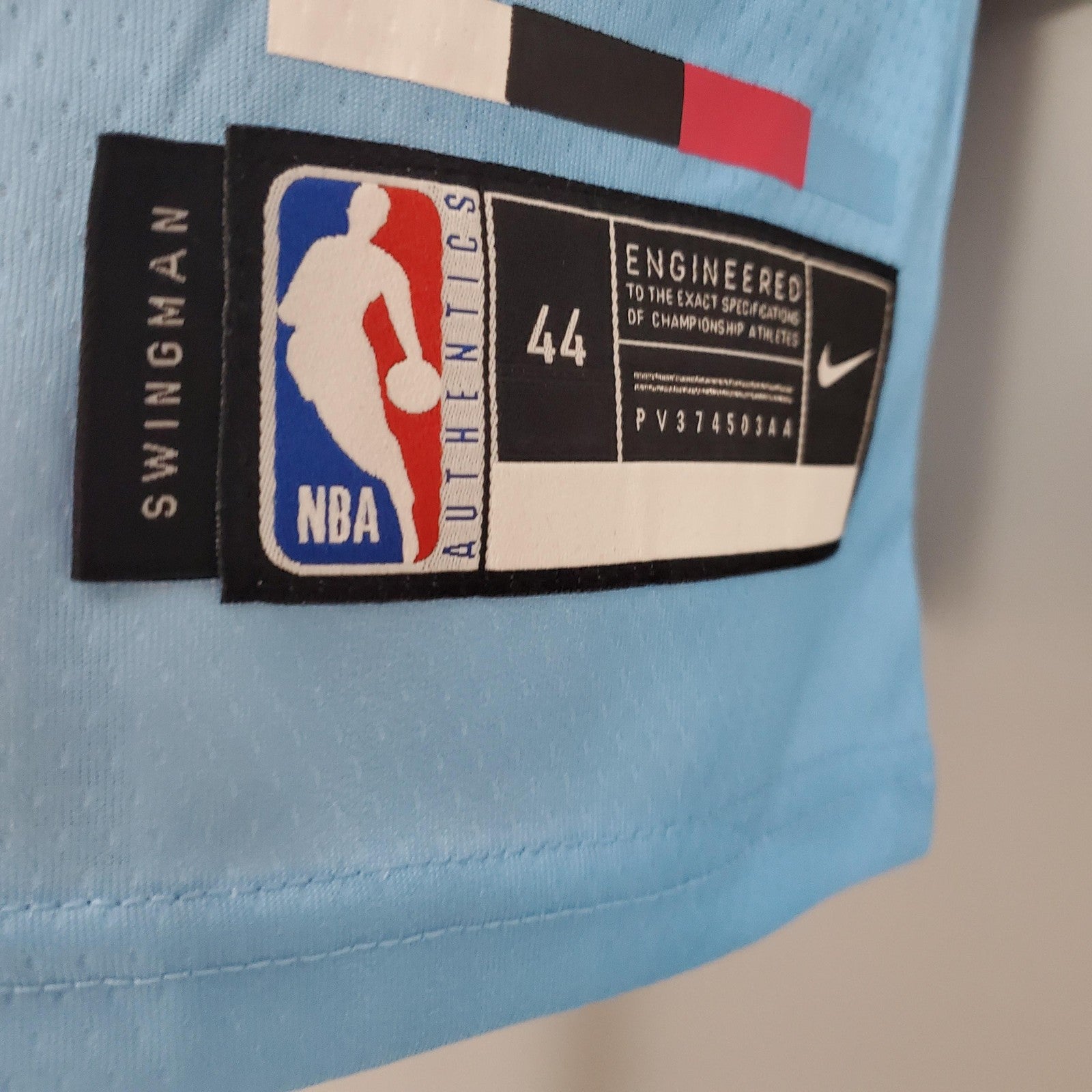 New Miami Heat Iguodala#28 City Edition Pink Blue Gradient Color (support Customization)