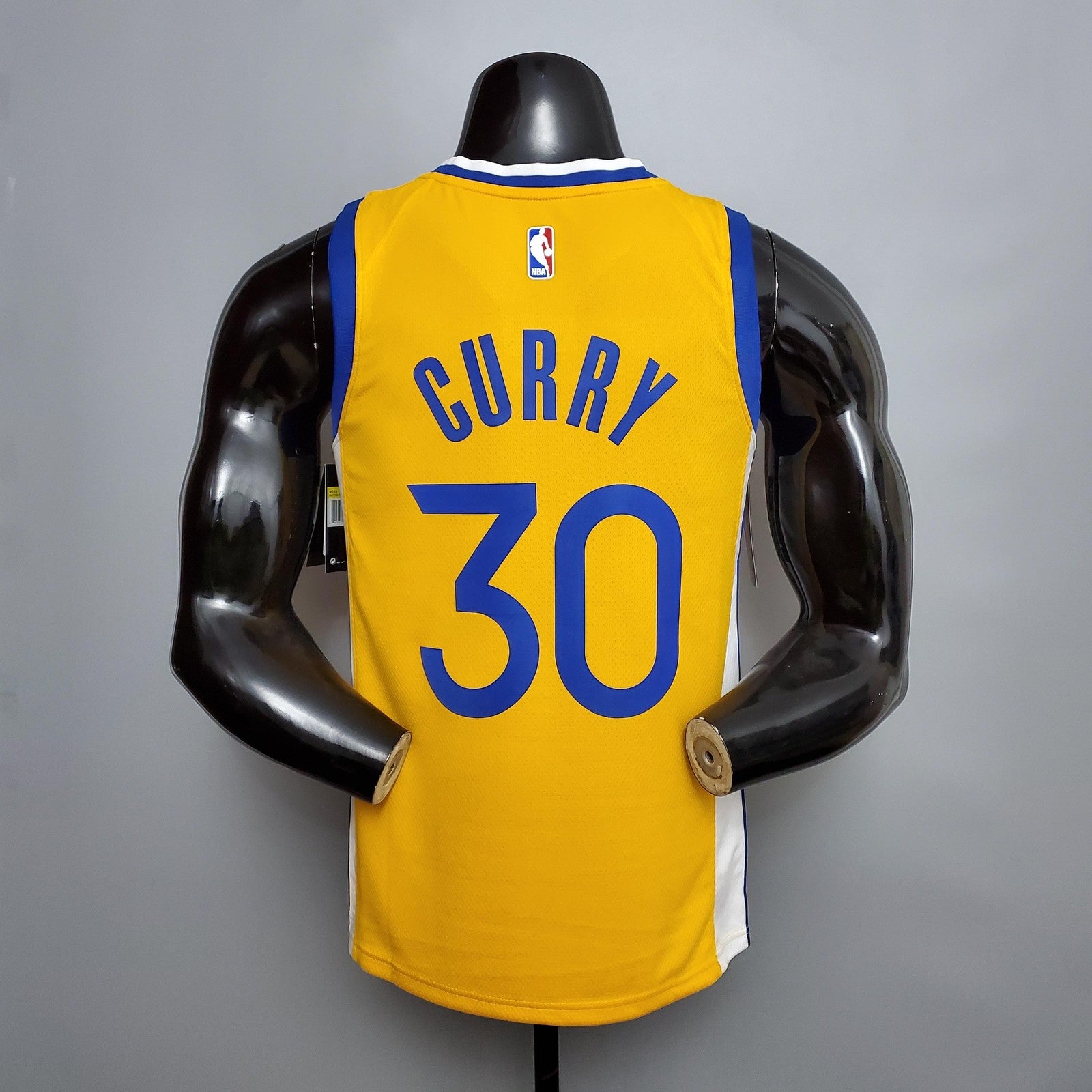 New Curry#30 Golden State Warriors Yellow Nba Jersey