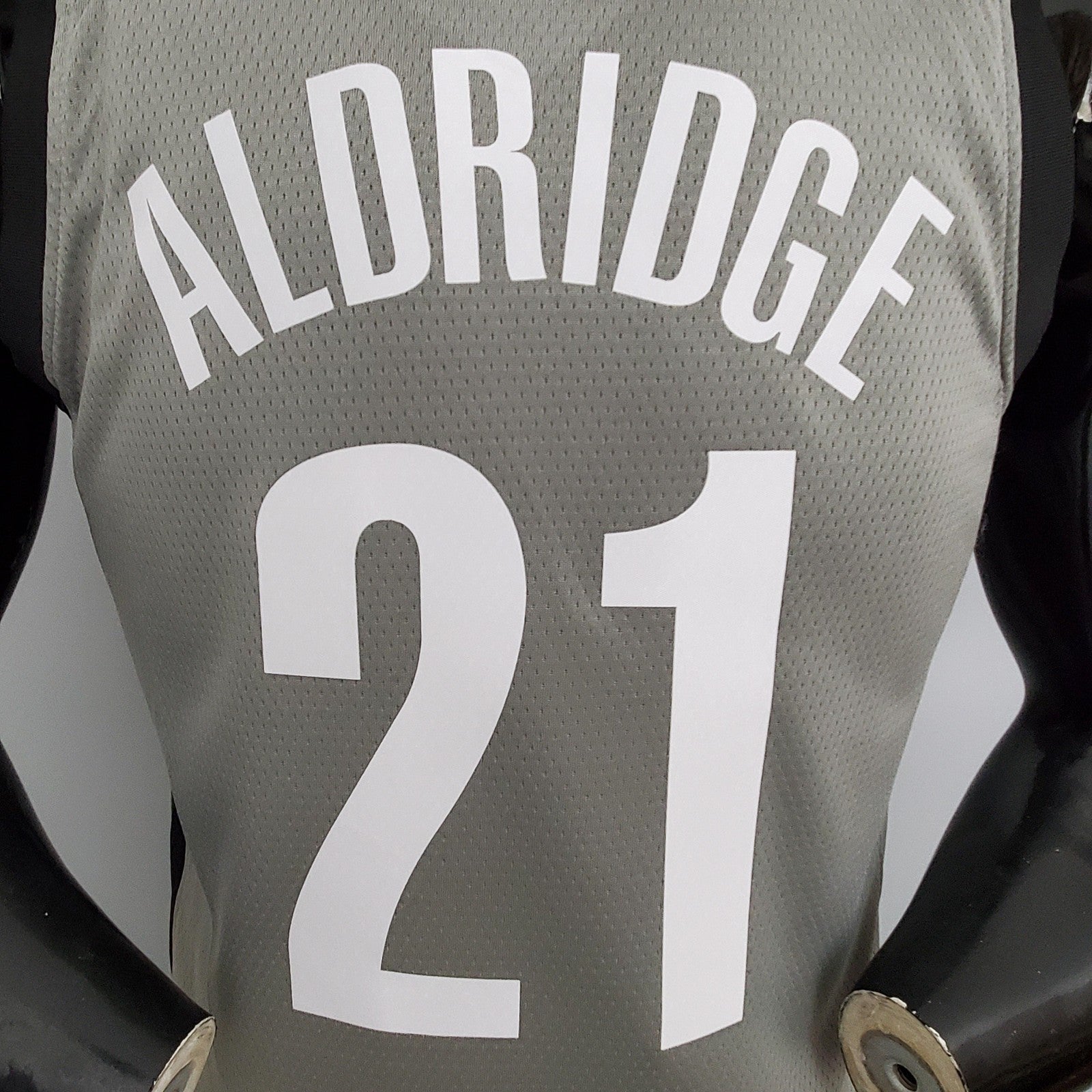 Nets Aldridge #21 Flyer Grey Nba Jersey