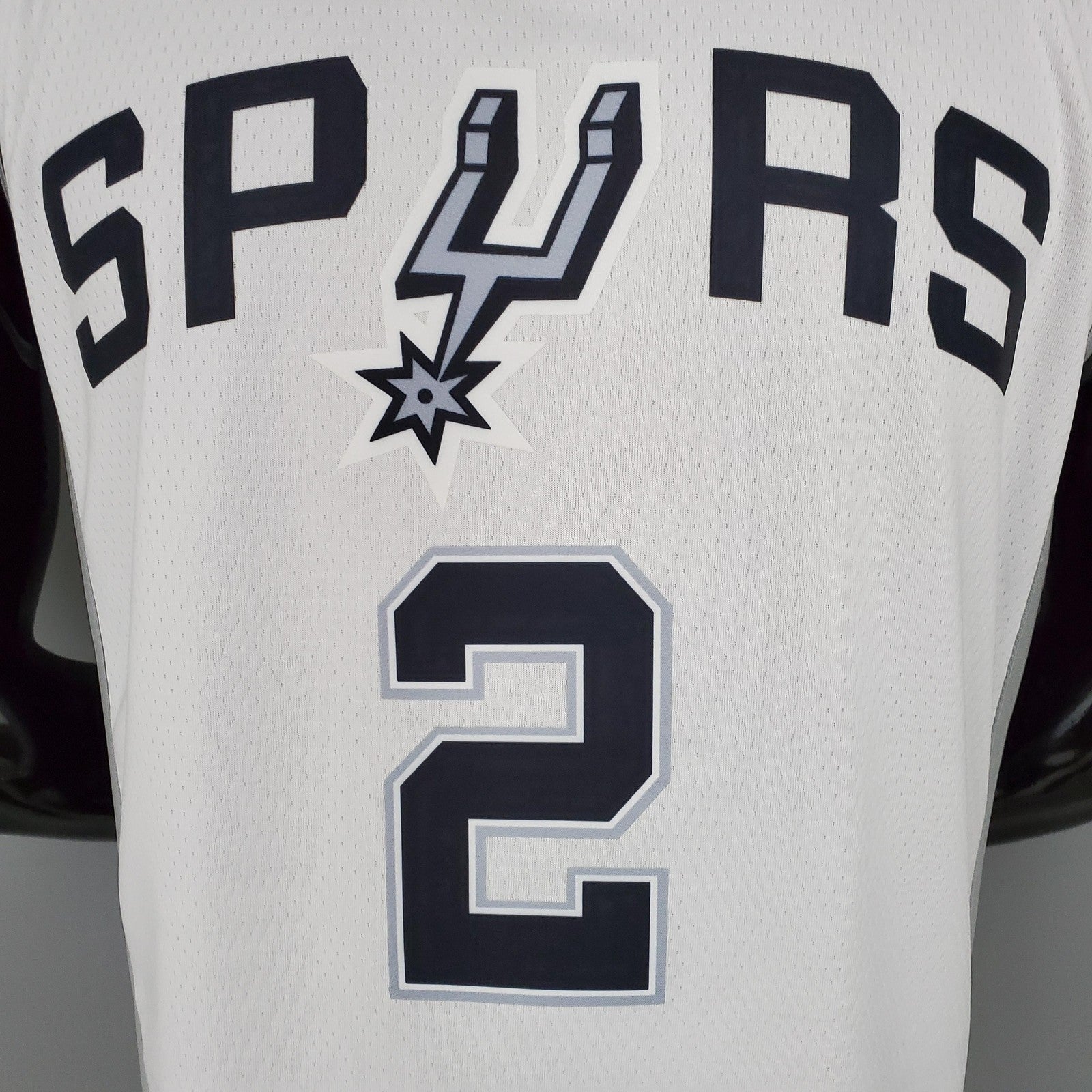 Leonard#2 Spurs White Nba Jersey