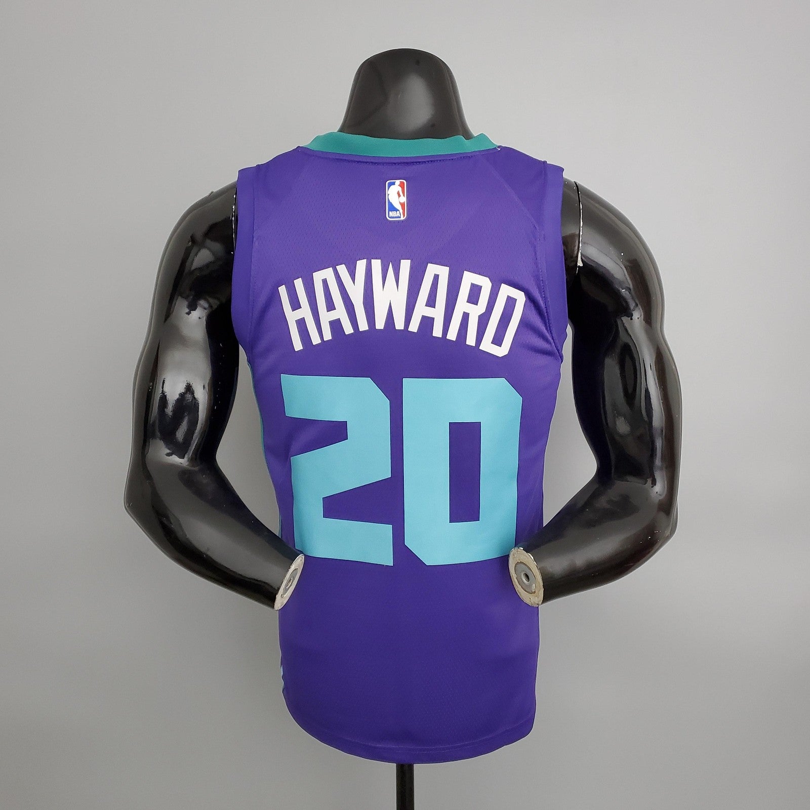 Hornets Hayward#20 Purple Nba Jersey
