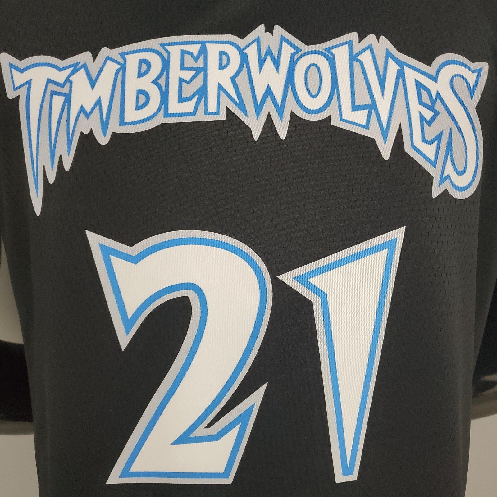 Garnett#21 2018 Retro Timberwolves Black Nba Jersey