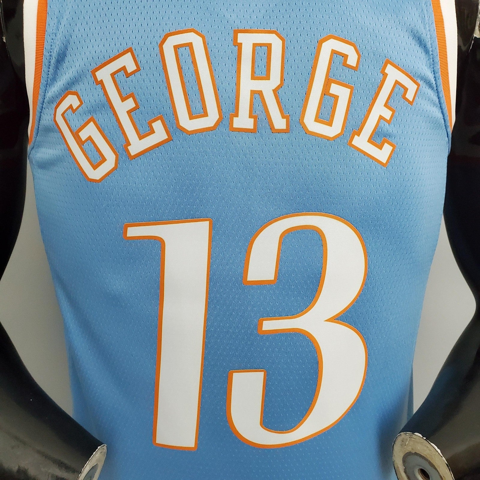 2022 Season George #13 Clippers City Edition Blue Nba Jersey
