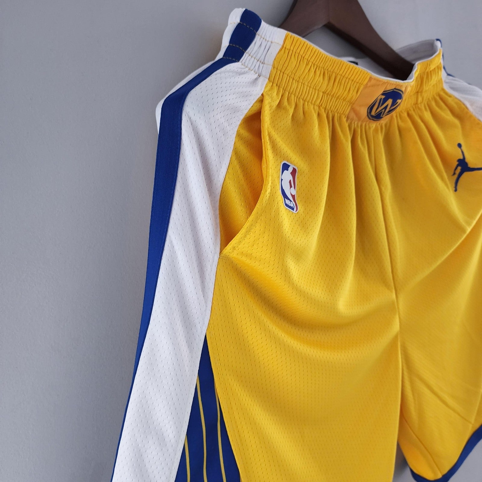 Golden State Warriors Air Jordan Nba Shorts Yellow