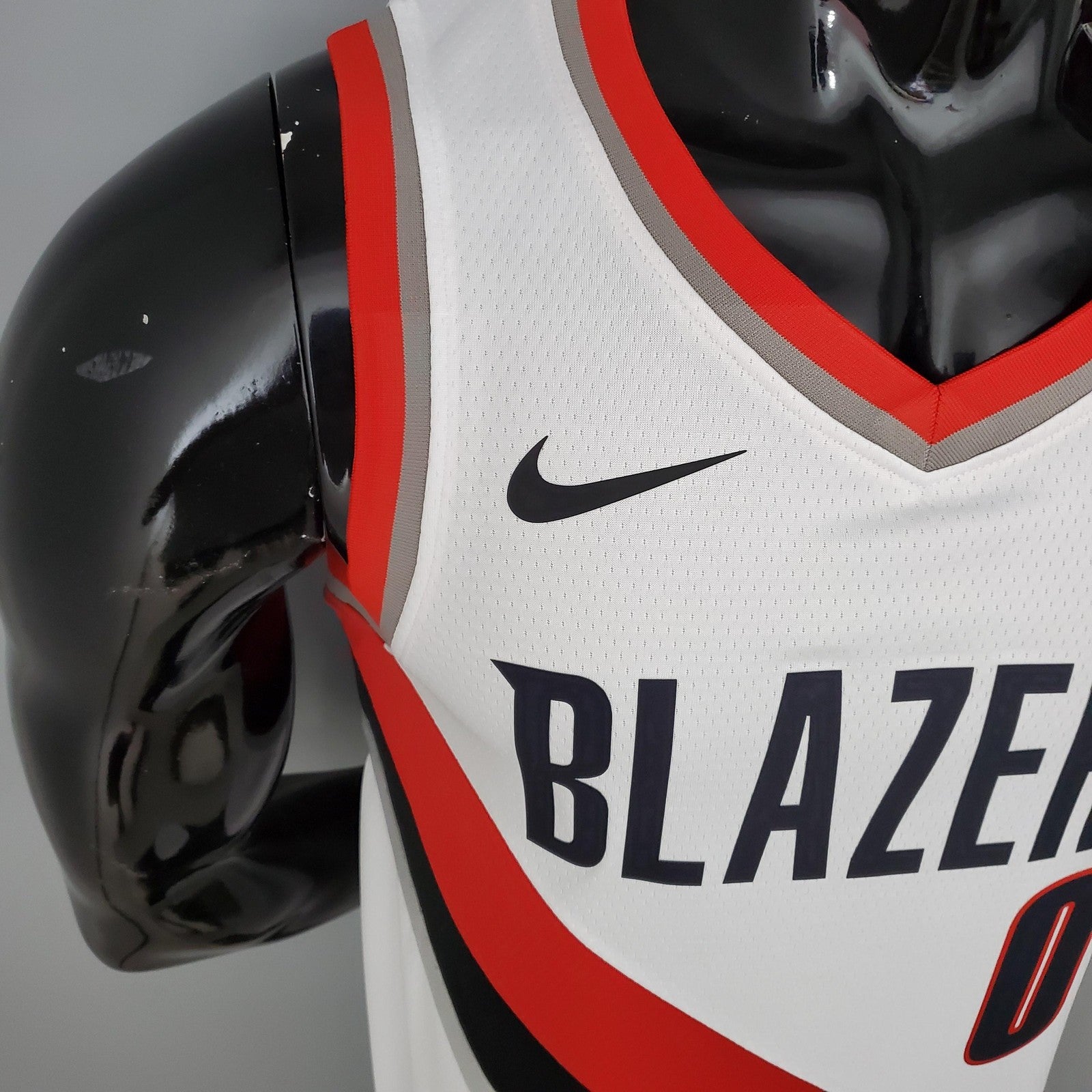2021 Lillard#0 Trail Blazers Home White Nba Jersey