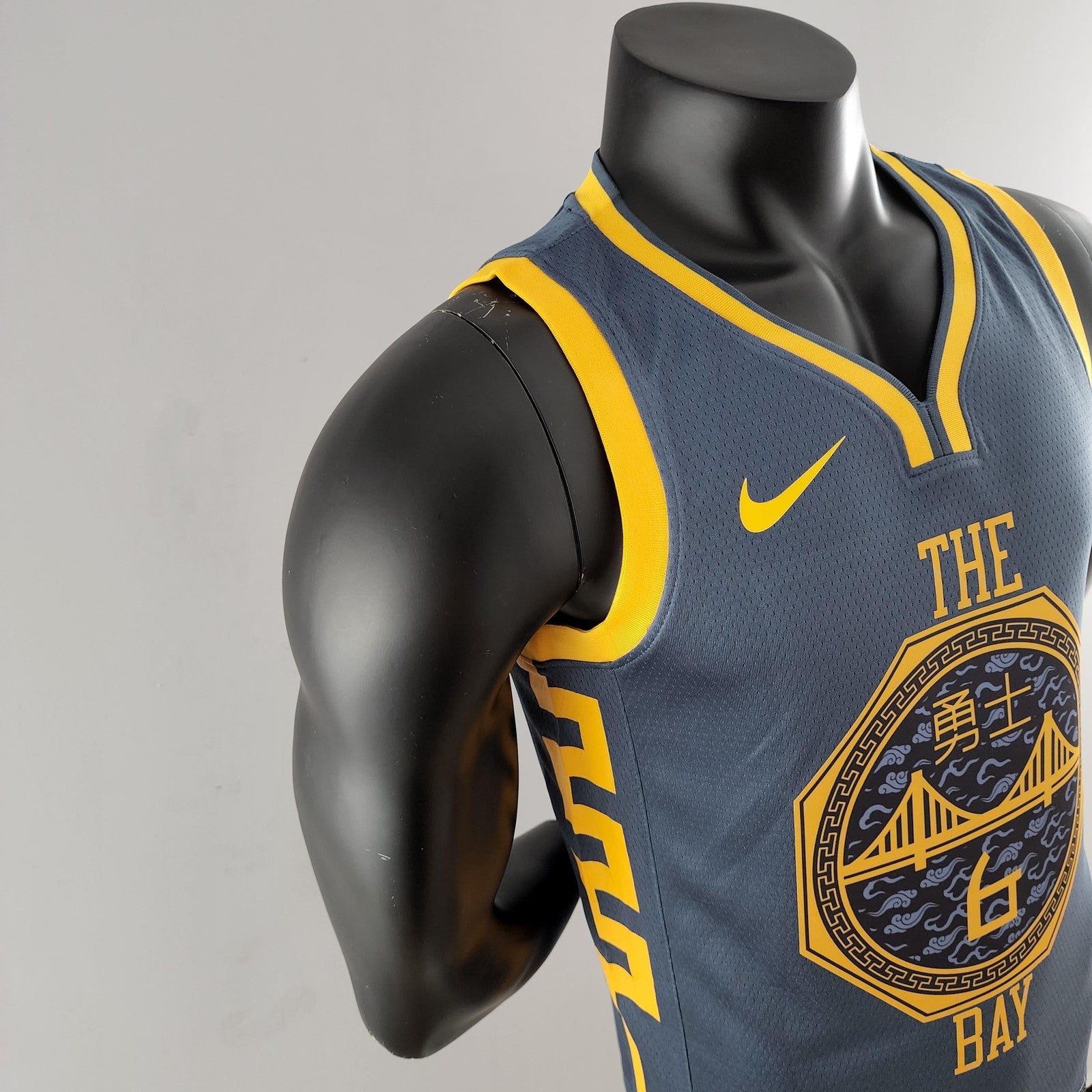2018 Young #6 Golden State Warriors Grey Nba Jersey