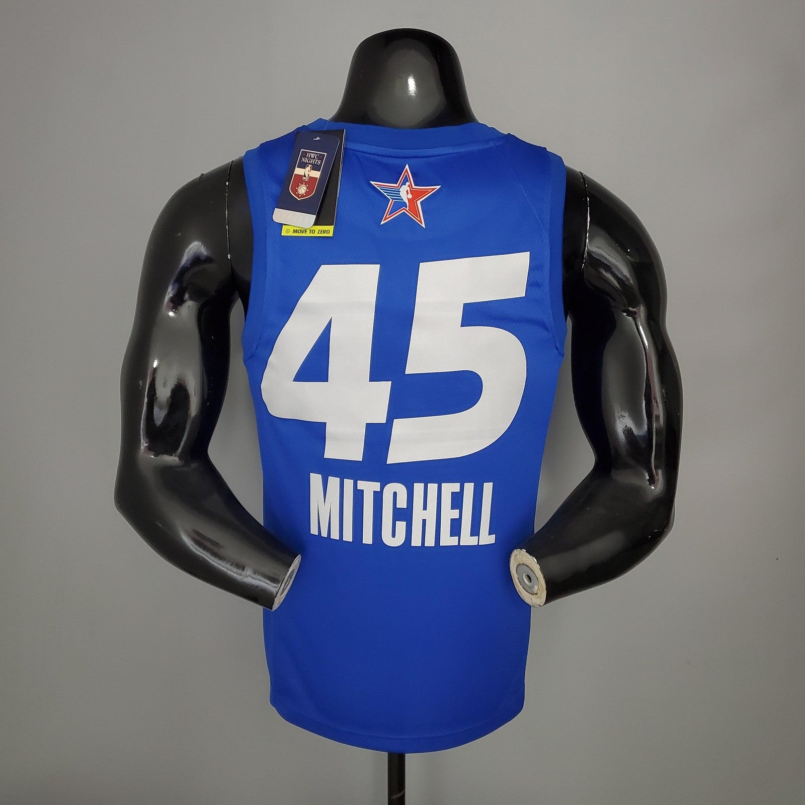2021 Mitchell#45 All Star Blue Nba Jersey