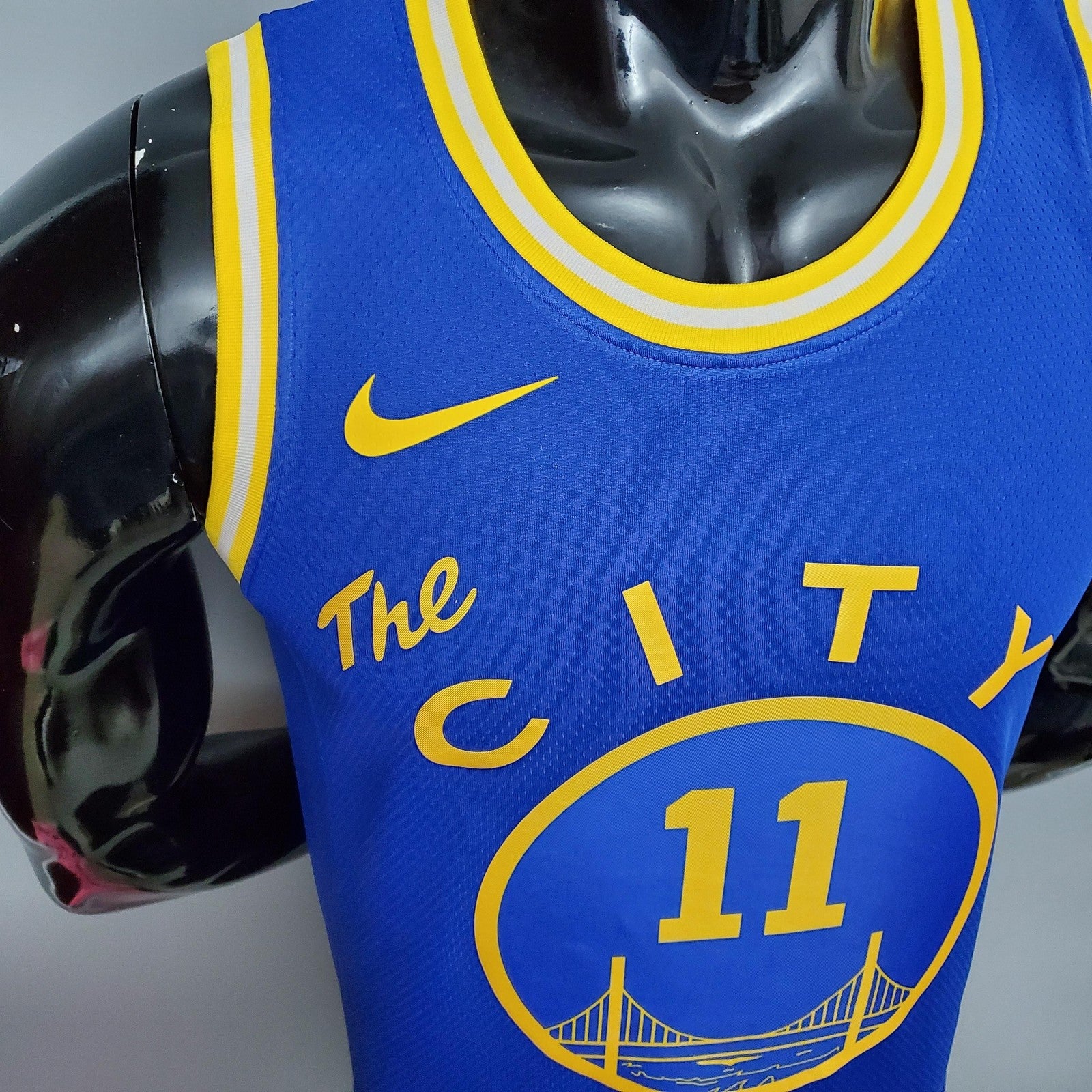 Tram Version Thompson#11 Golden State Warriors Blue Nba Jersey