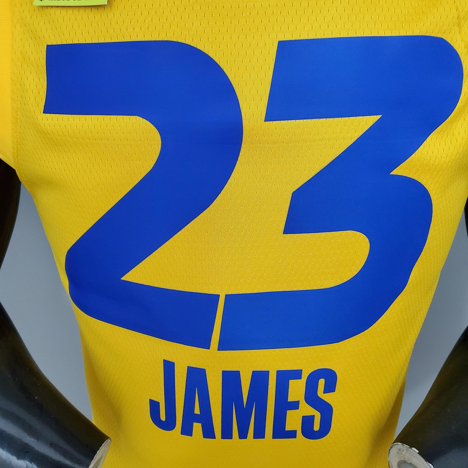 2021 James#23 All Star Yellow Nba Jersey