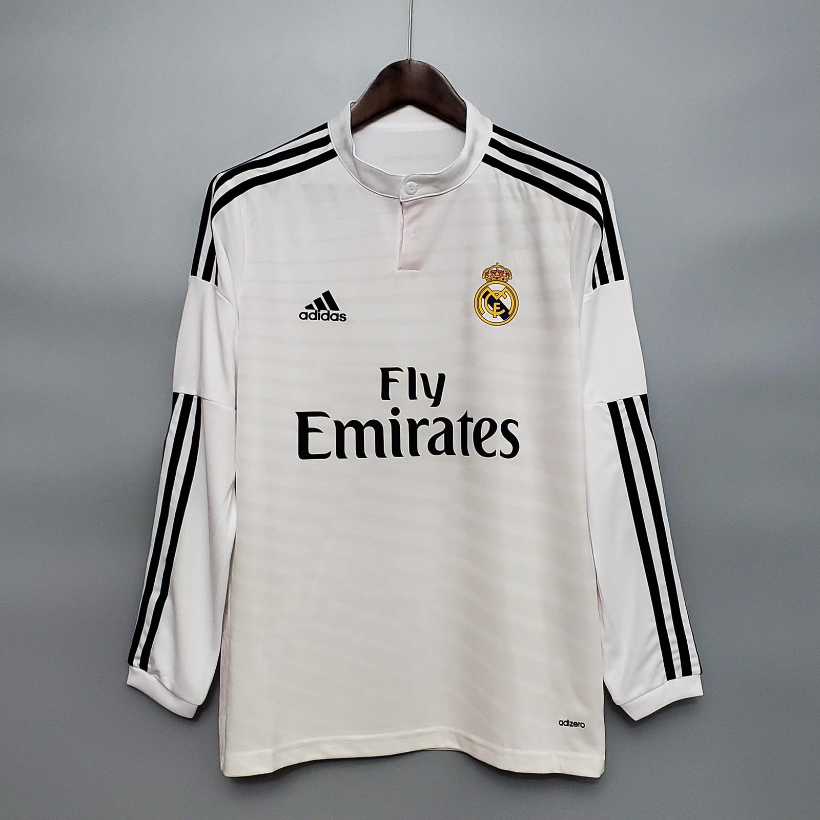 Retro Long Sleeve Real Madrid 14 15 Home