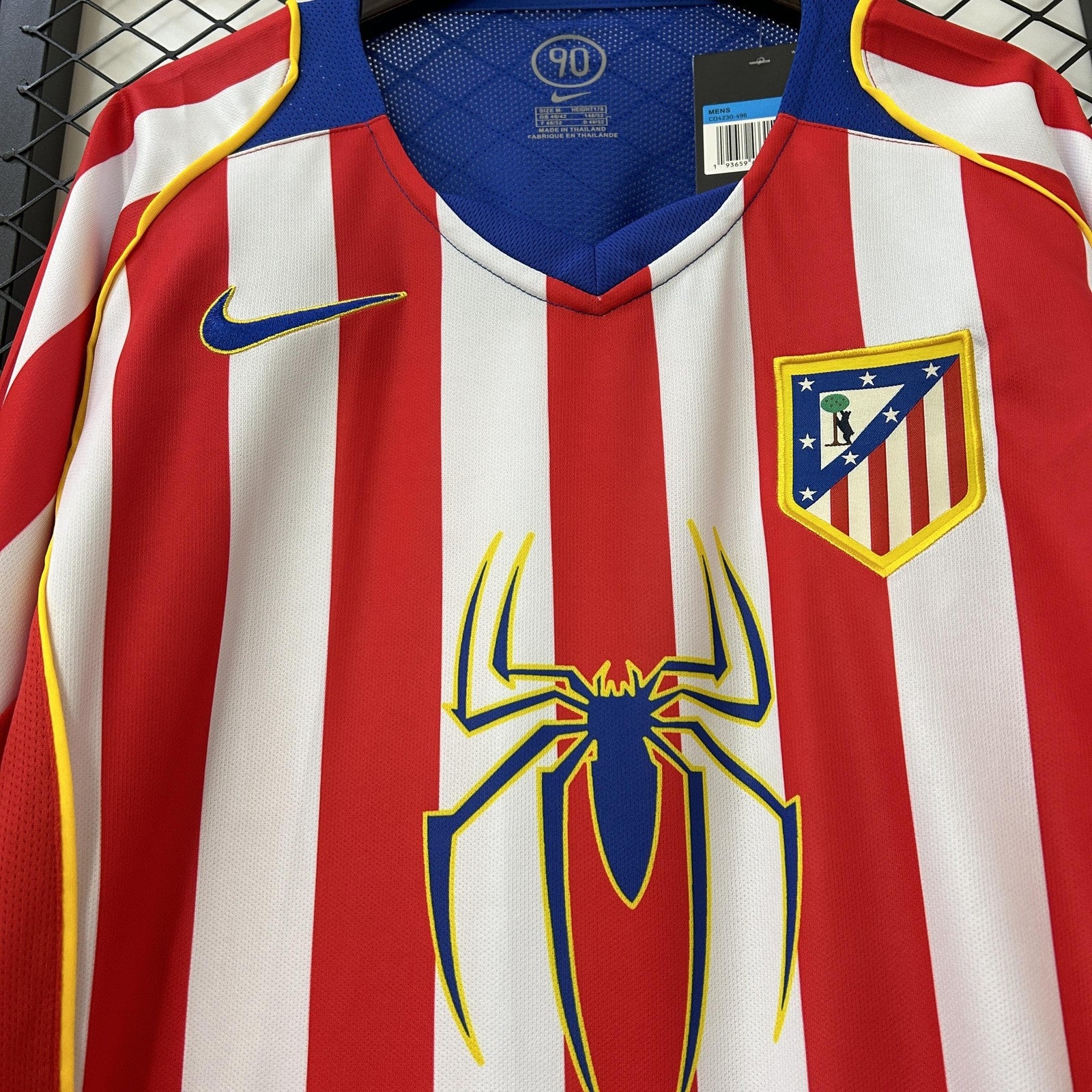 Retro Long Sleeve Atletico Madrid Home