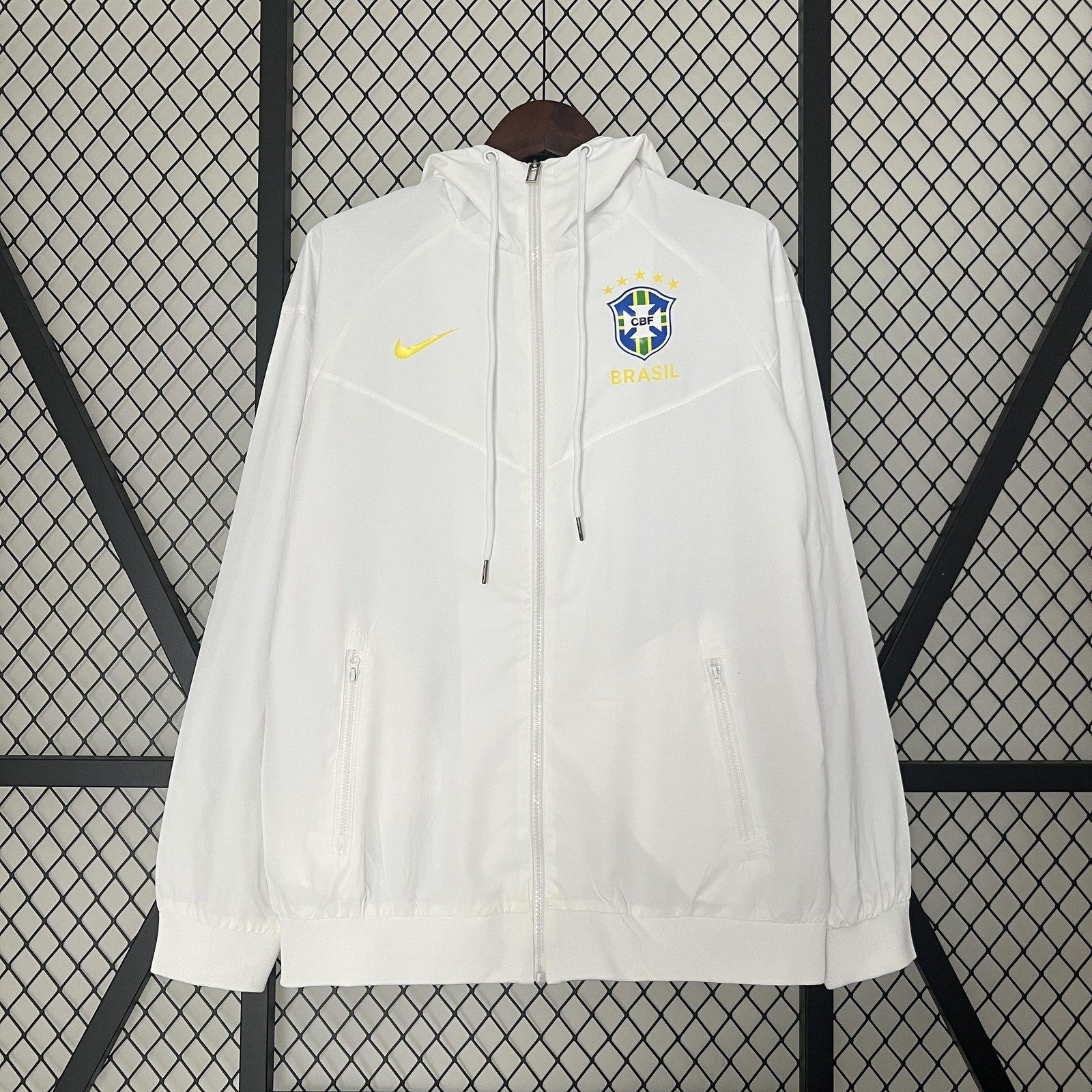 2024 Brazil Windbreaker White