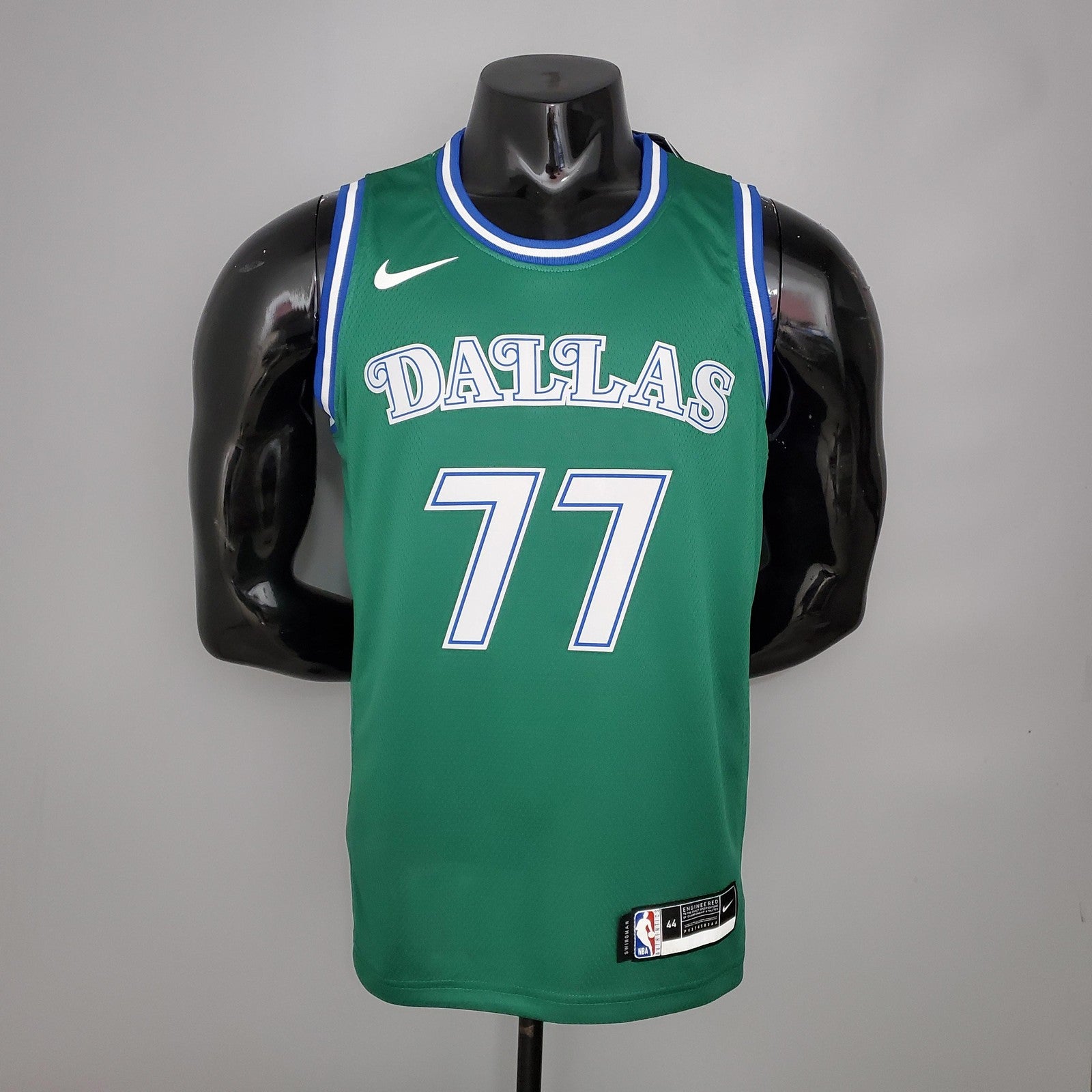 Dallas Mavericks Doncic#77 Lone Ranger Retro Green Nba Jersey