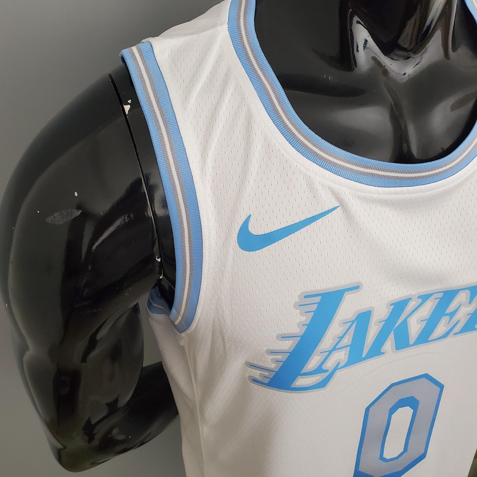 2021 Westbrook#0 Lakers Retro White Nba Jersey