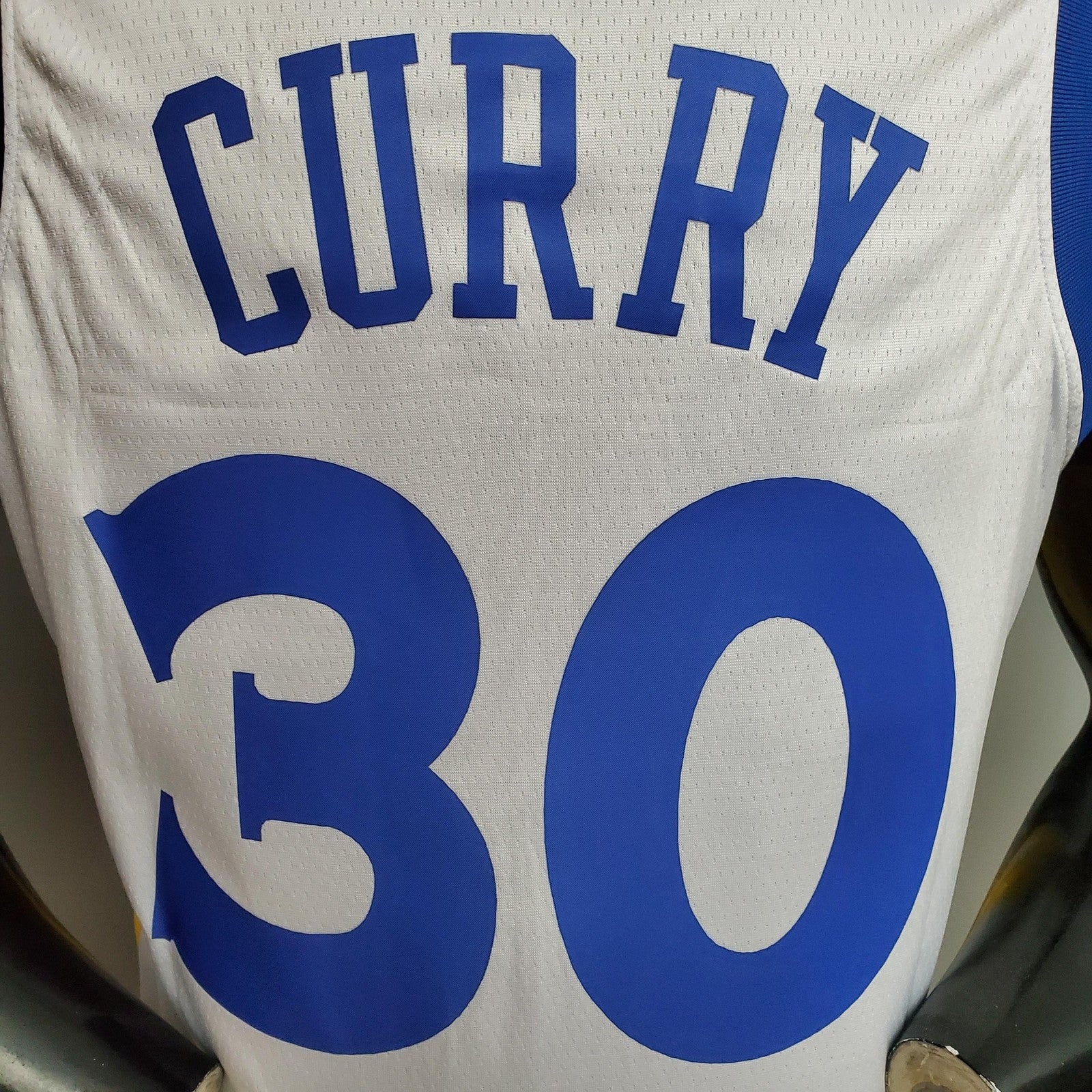 Curry #30 Golden State Warriors White Nba Jersey Nike Connect Recognition