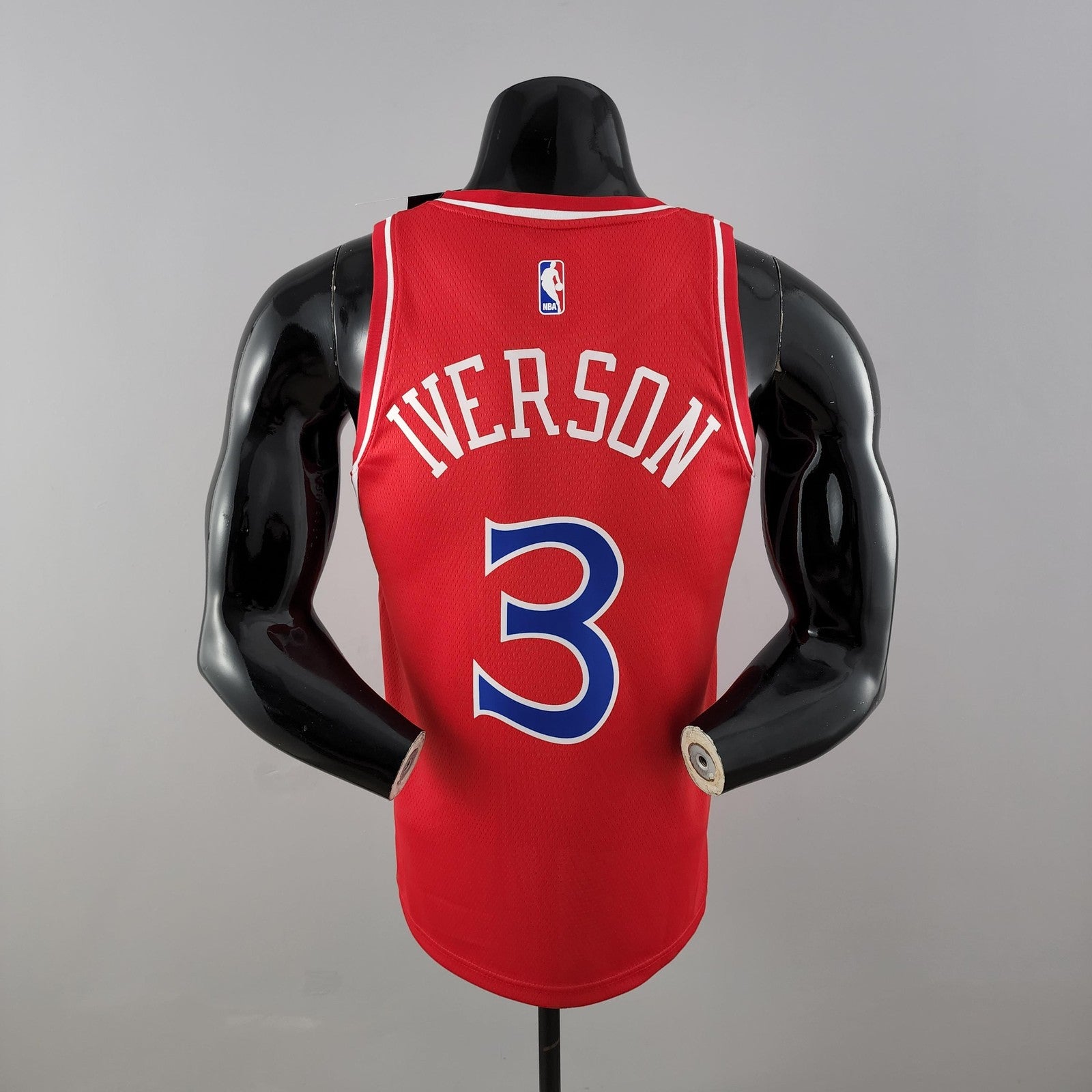 Rookie Philadelphia 76ers Iverson #3 Red Nba Jersey