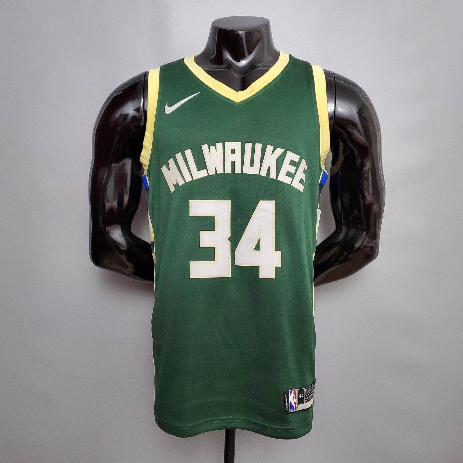 Antetokounmpo#34 Bucks Fruit Green Nba Jersey Nike Connect Recognition