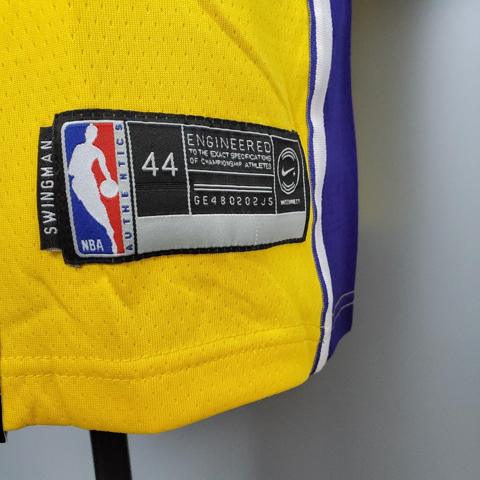 Bryant #24 Lakers Yellow Nba Jersey Nike Connect Recognition
