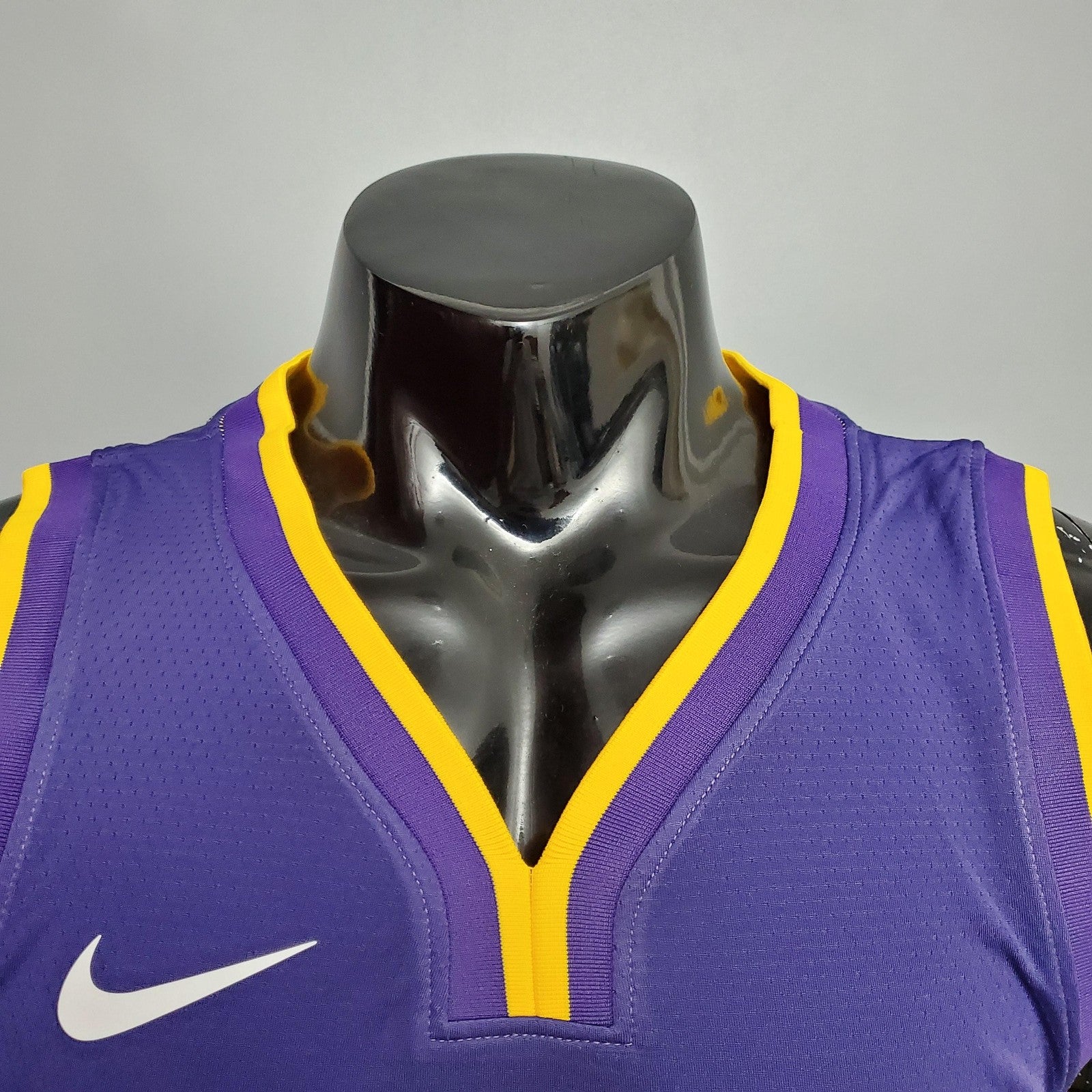James #6 Lakers Purple Nba Jersey Nike Connect Recognition