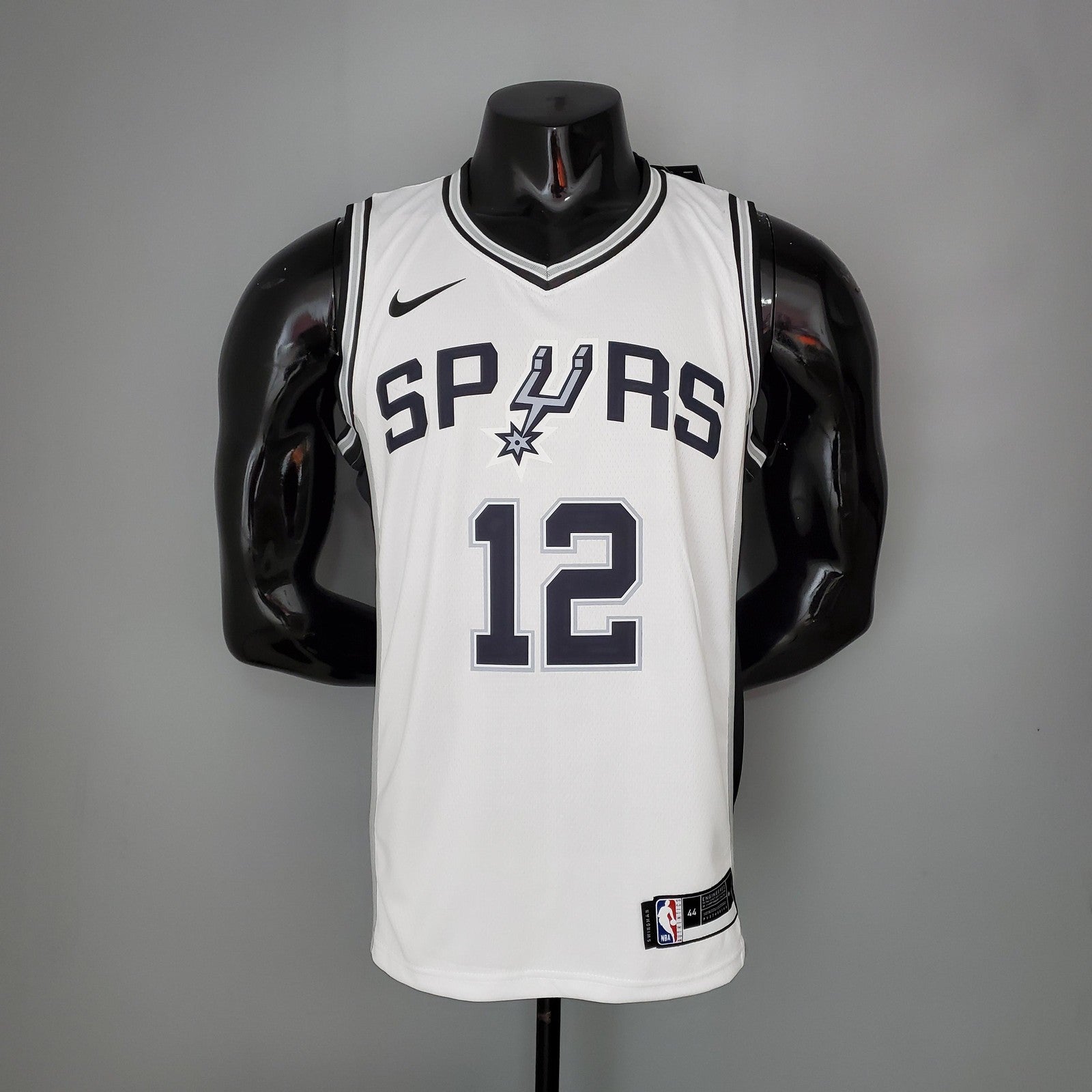 Aldridge#12 Spurs White Nba Jersey