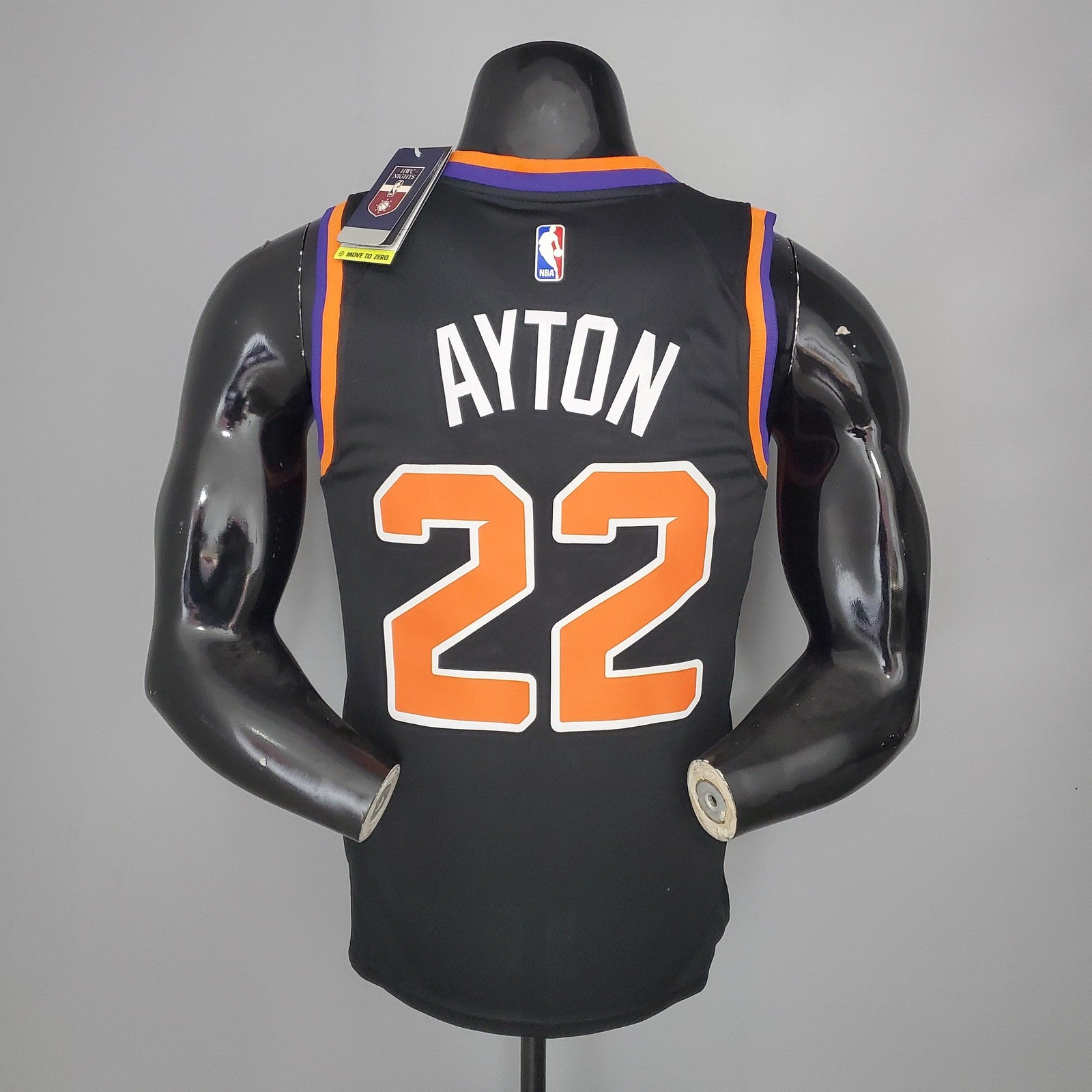 2021 Ayton#22 Suns Black Nba Jersey