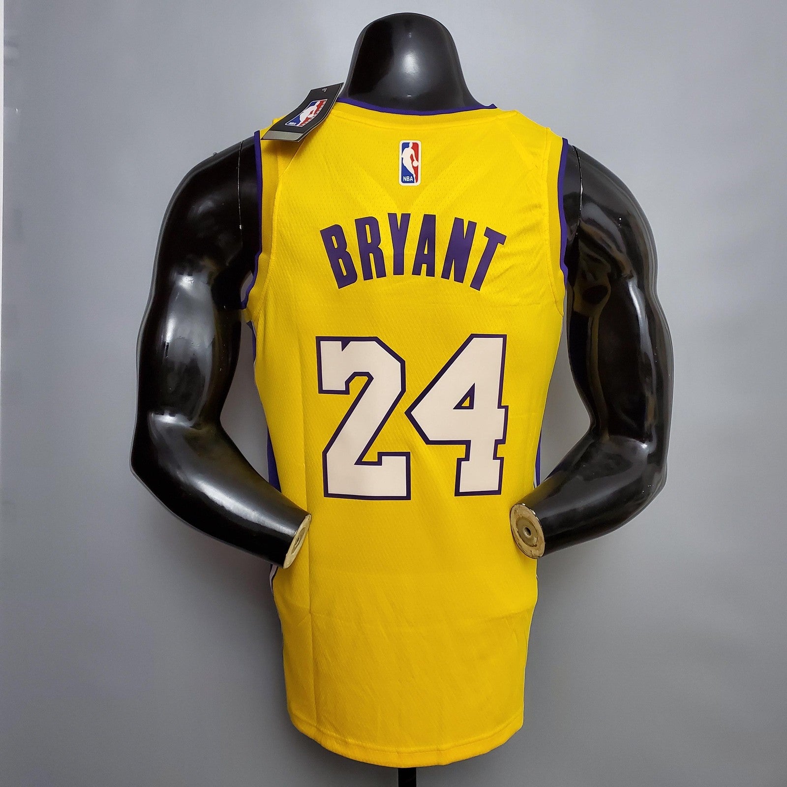 Bryant #24 Lakers Yellow Nba Jersey Nike Connect Recognition