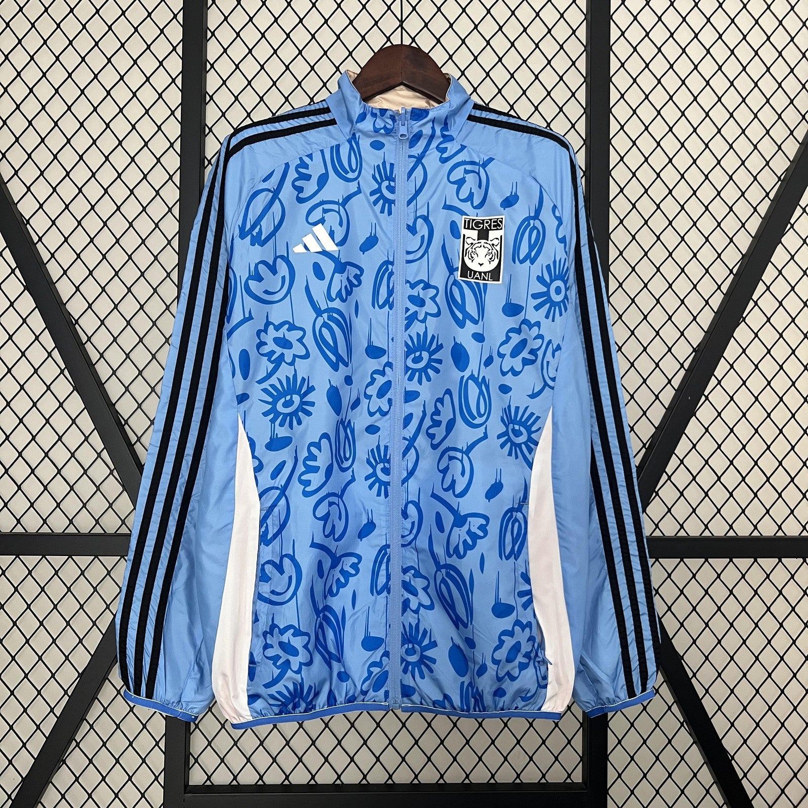 24 25 Tigers Trench Coat Reversible