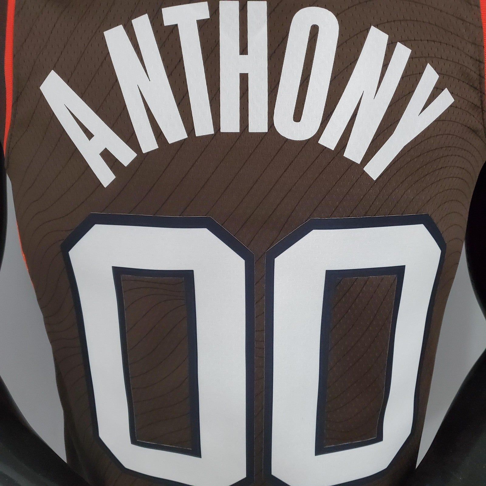 2021 Anthony#00 Trail Blazers City Edition Brown Nba Jersey