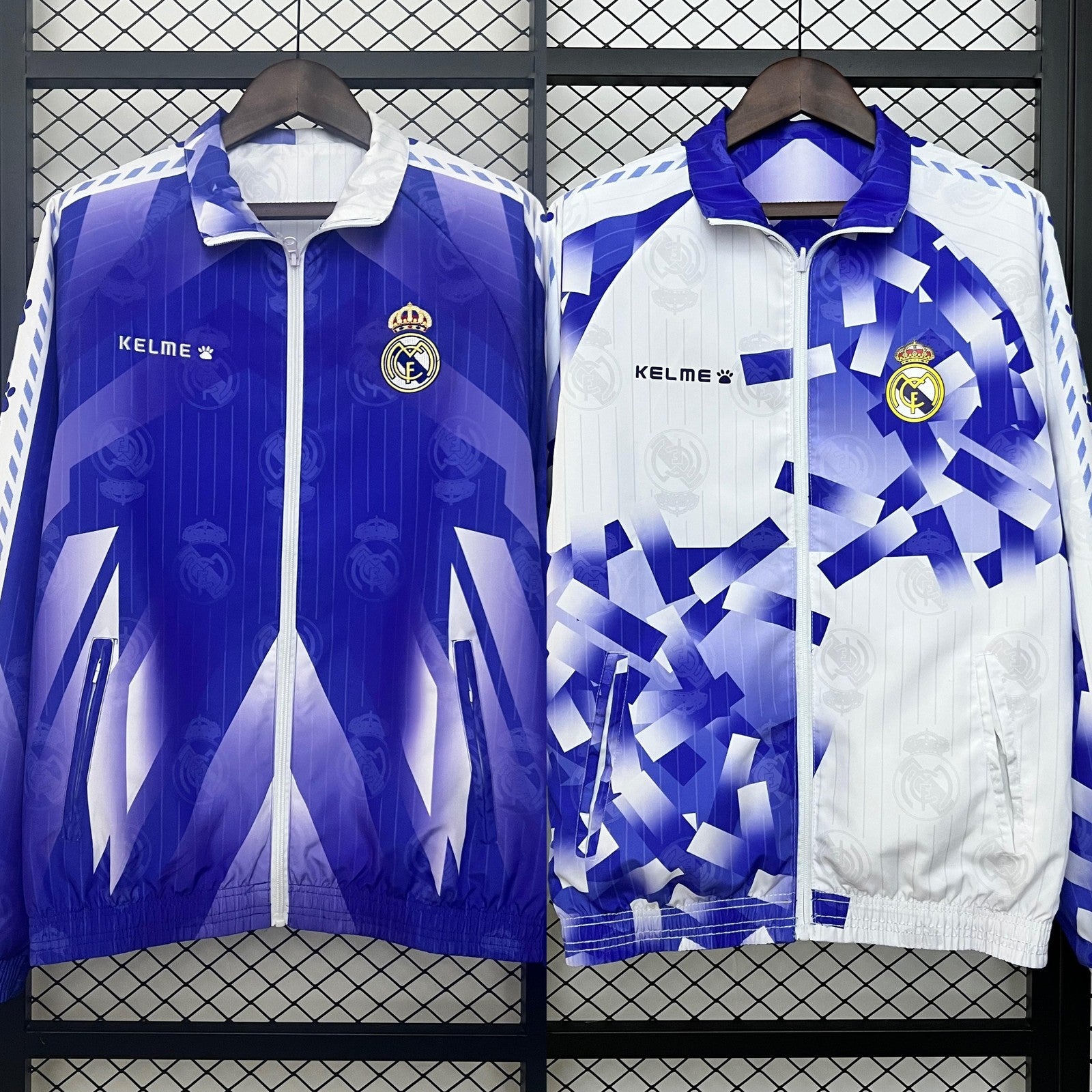 24 25 Real Madrid Trench Coat Reversible