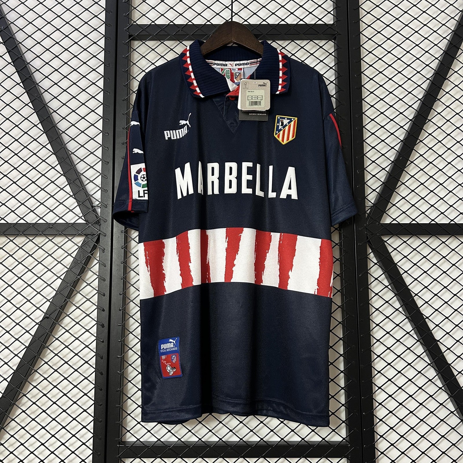 Retro Atletico Madrid 97 98 Away