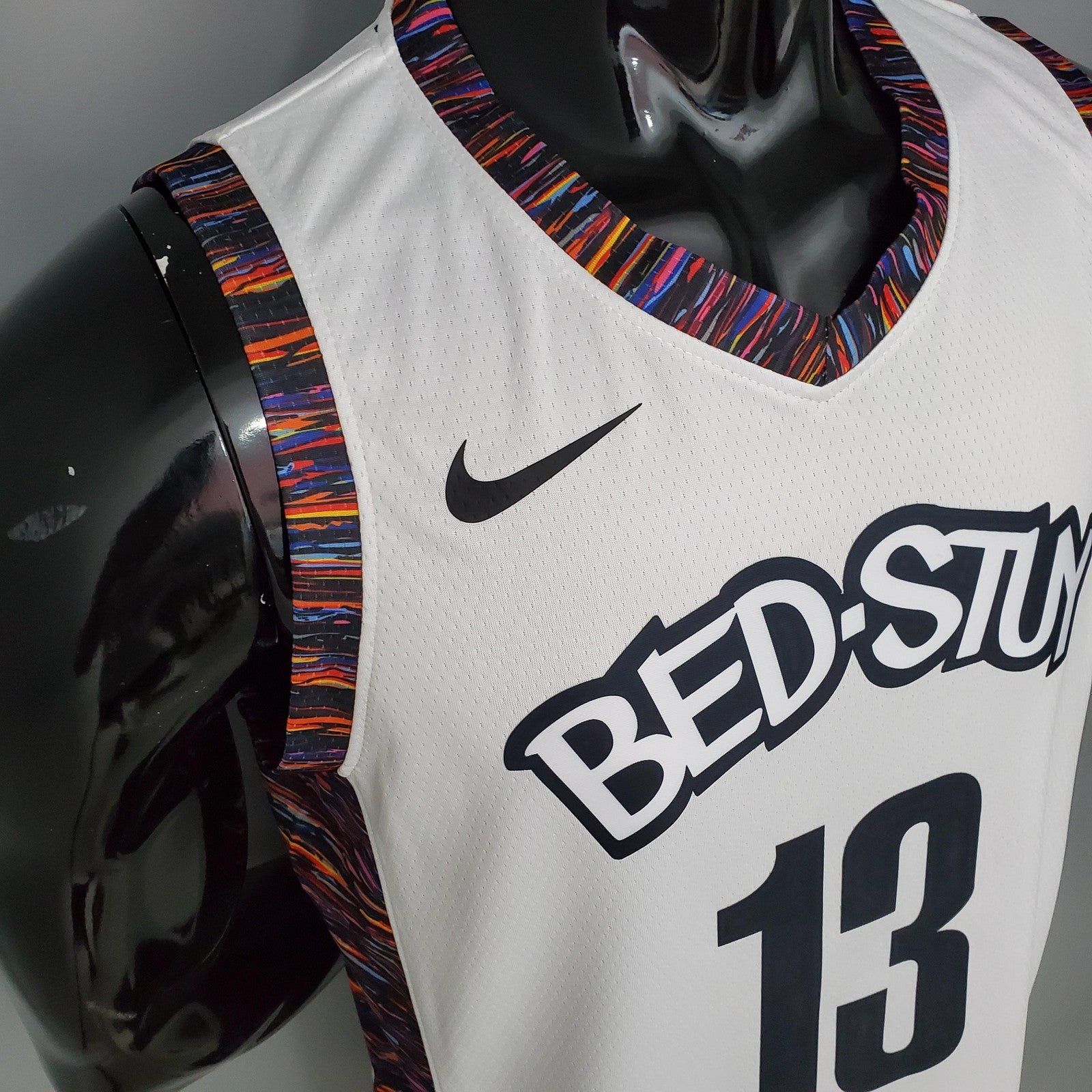 Harden #13 Brooklyn Nets City Version White Nba Jersey