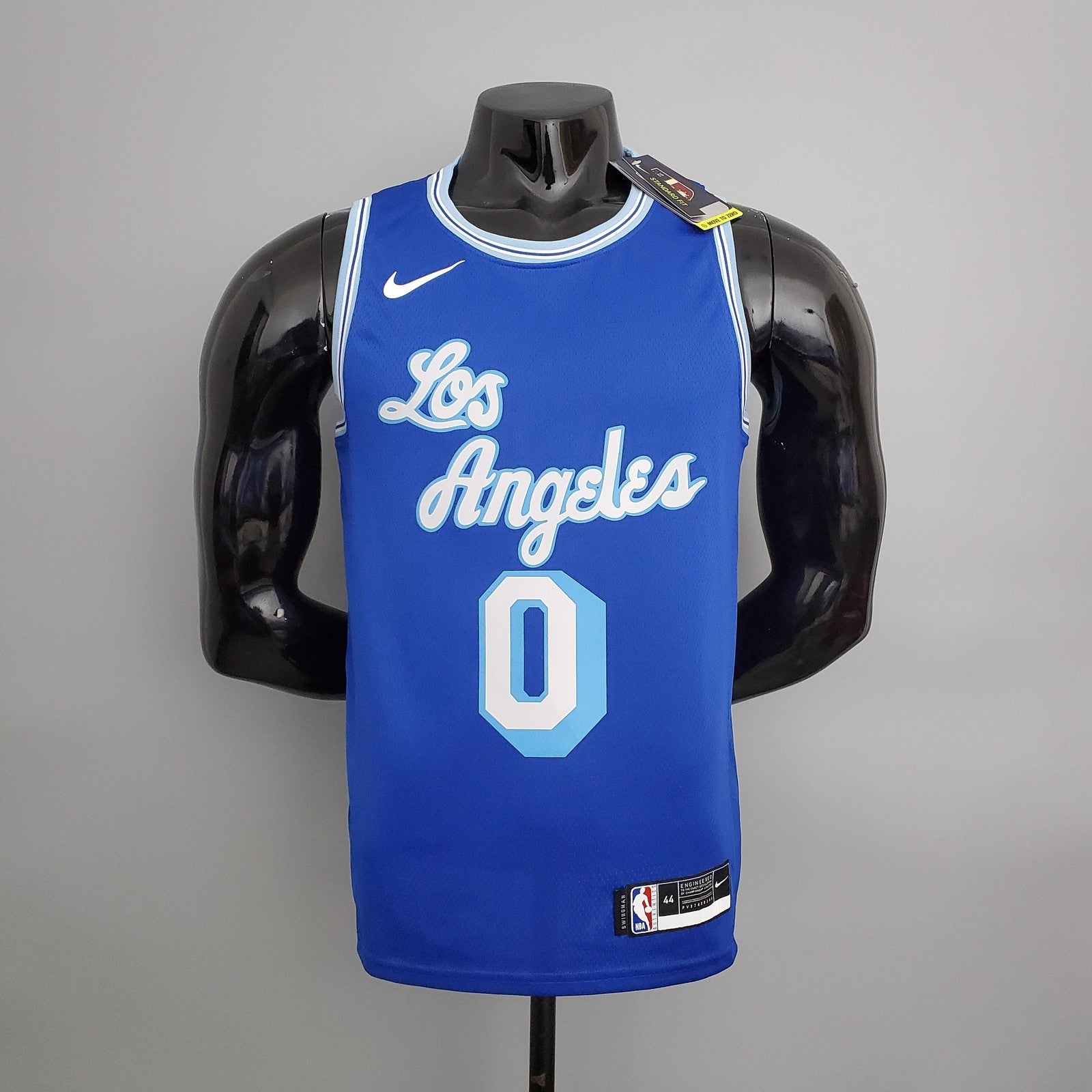 2021 Westbrook#0 Lakers Retro Blue Nba Jersey