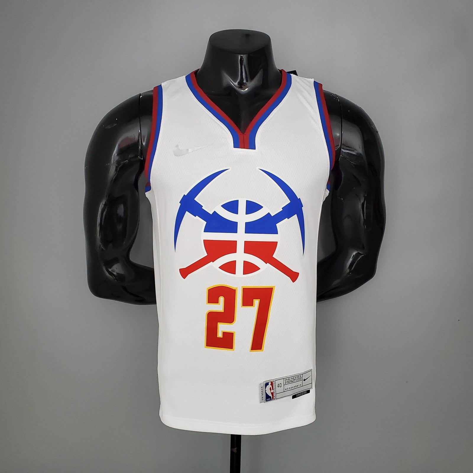 2021 Murray#27 Nuggets Bonus Edition White Nba Jersey
