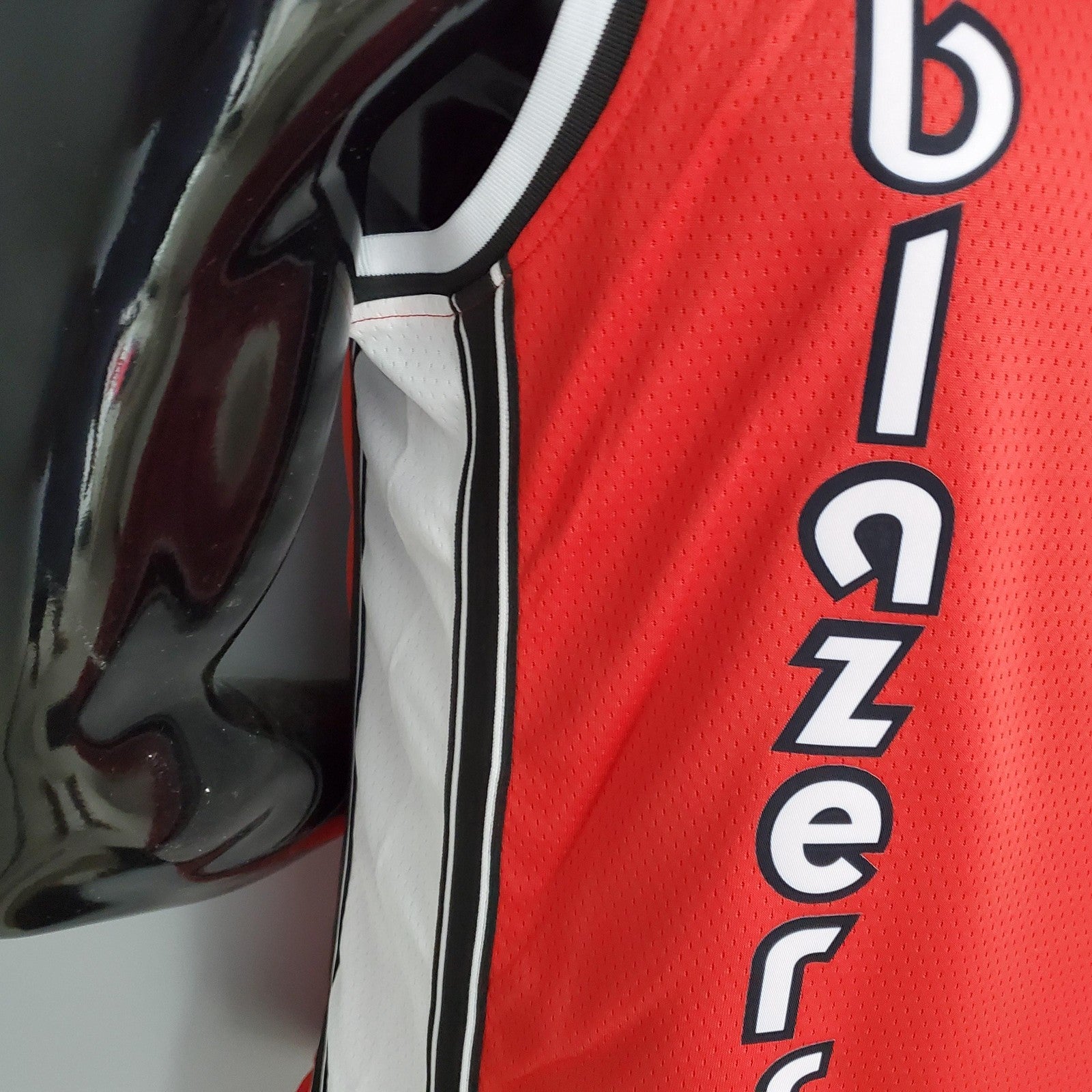 Anthony#00 Trail Blazers Retro Red Nba Jersey