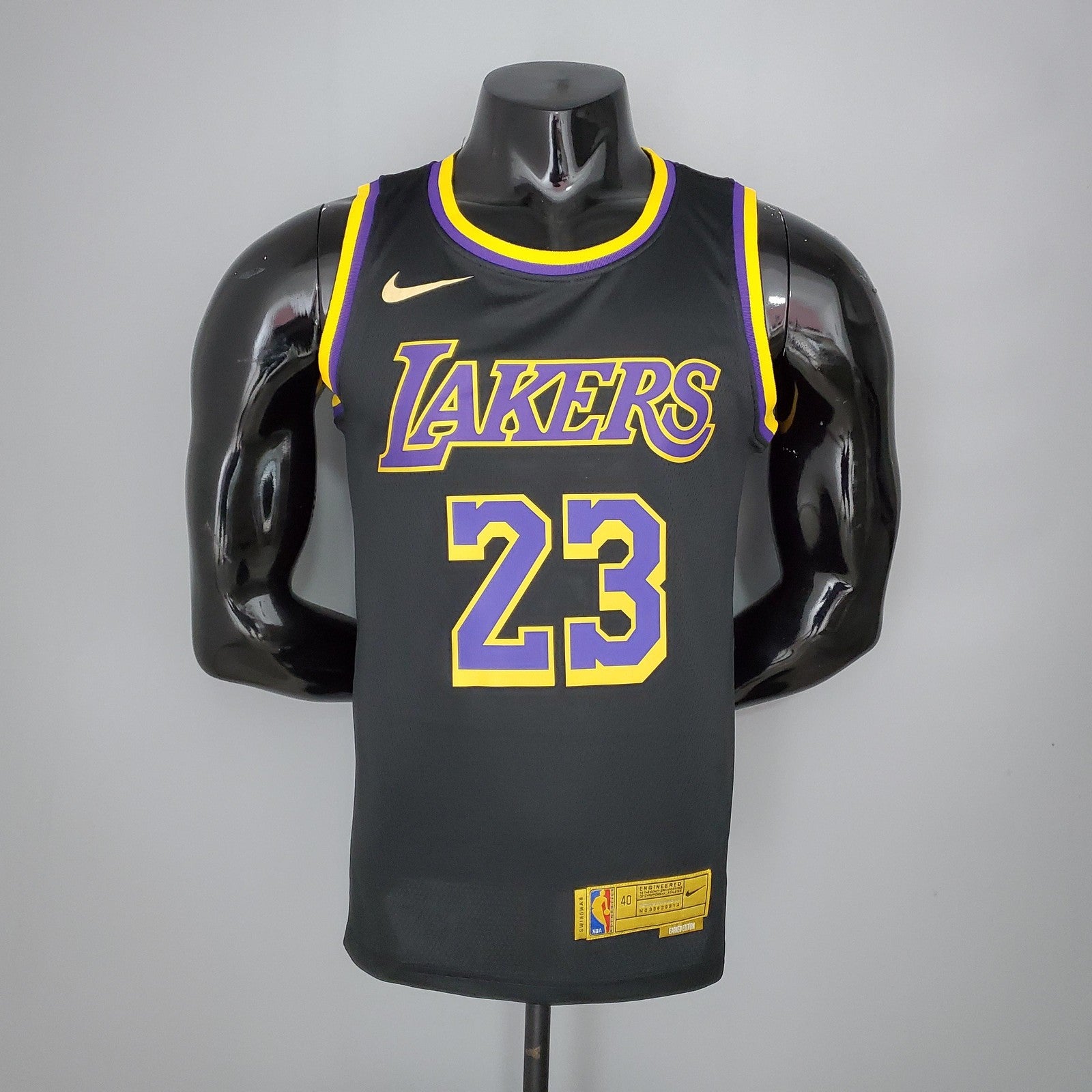 2021 James #23 Los Angeles Lakers Bonus Edition Black Nba Jersey