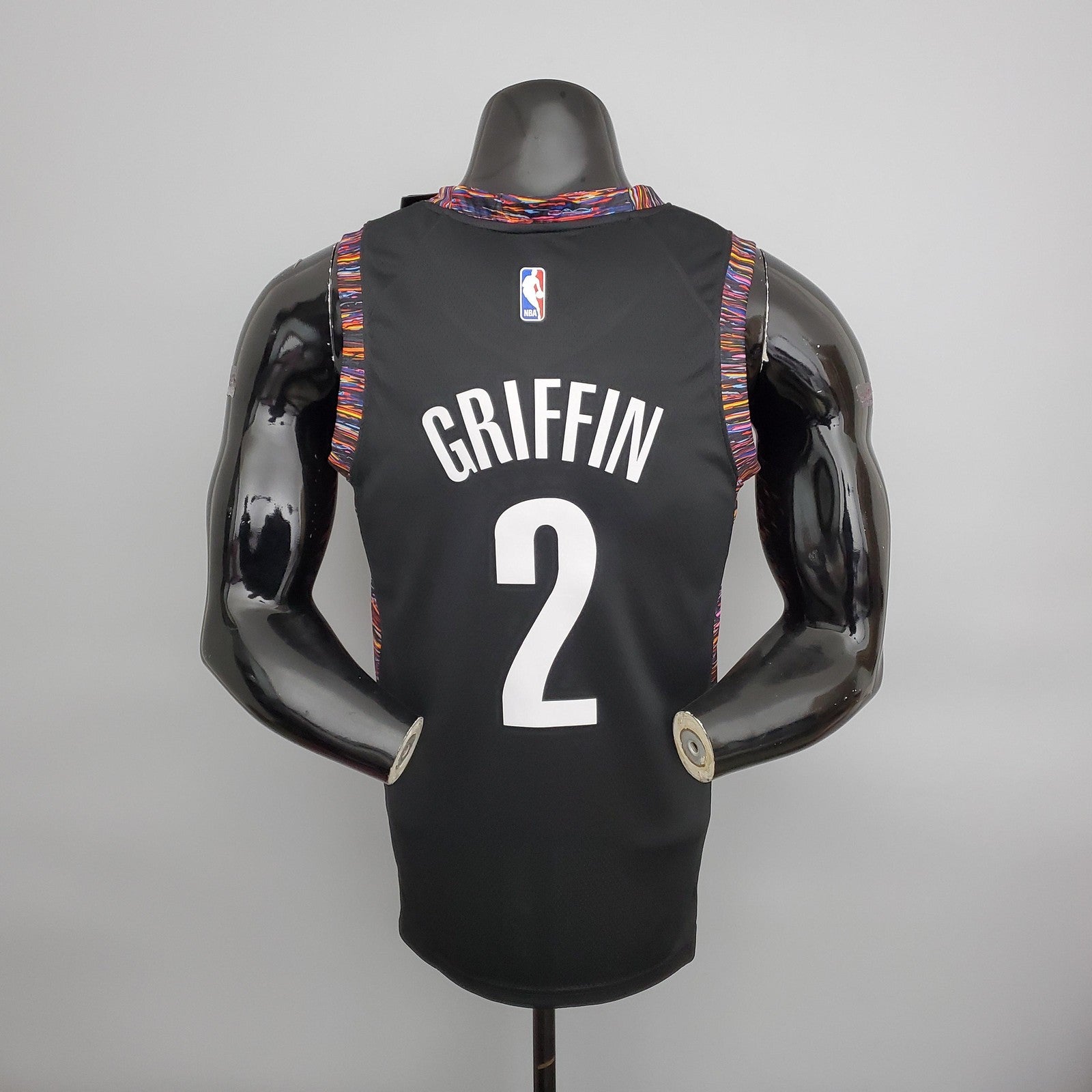 Griffin#2 Brooklyn Nets City Version Black Nba Jersey