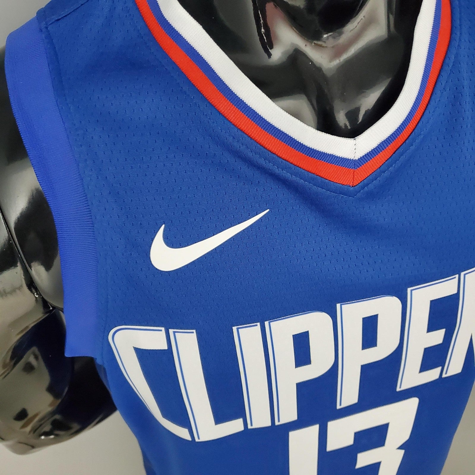 Ge0rge#13 Clippers Limited Edition Blue Nba Jersey