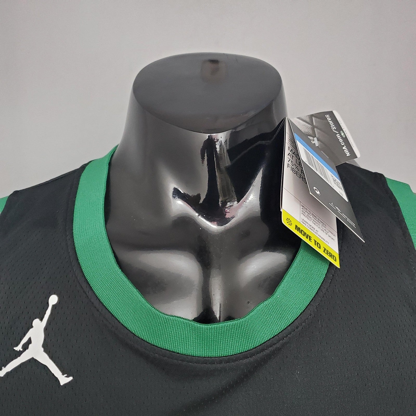 Brown#7 Celtics White Jordan Theme Black Nba Jersey