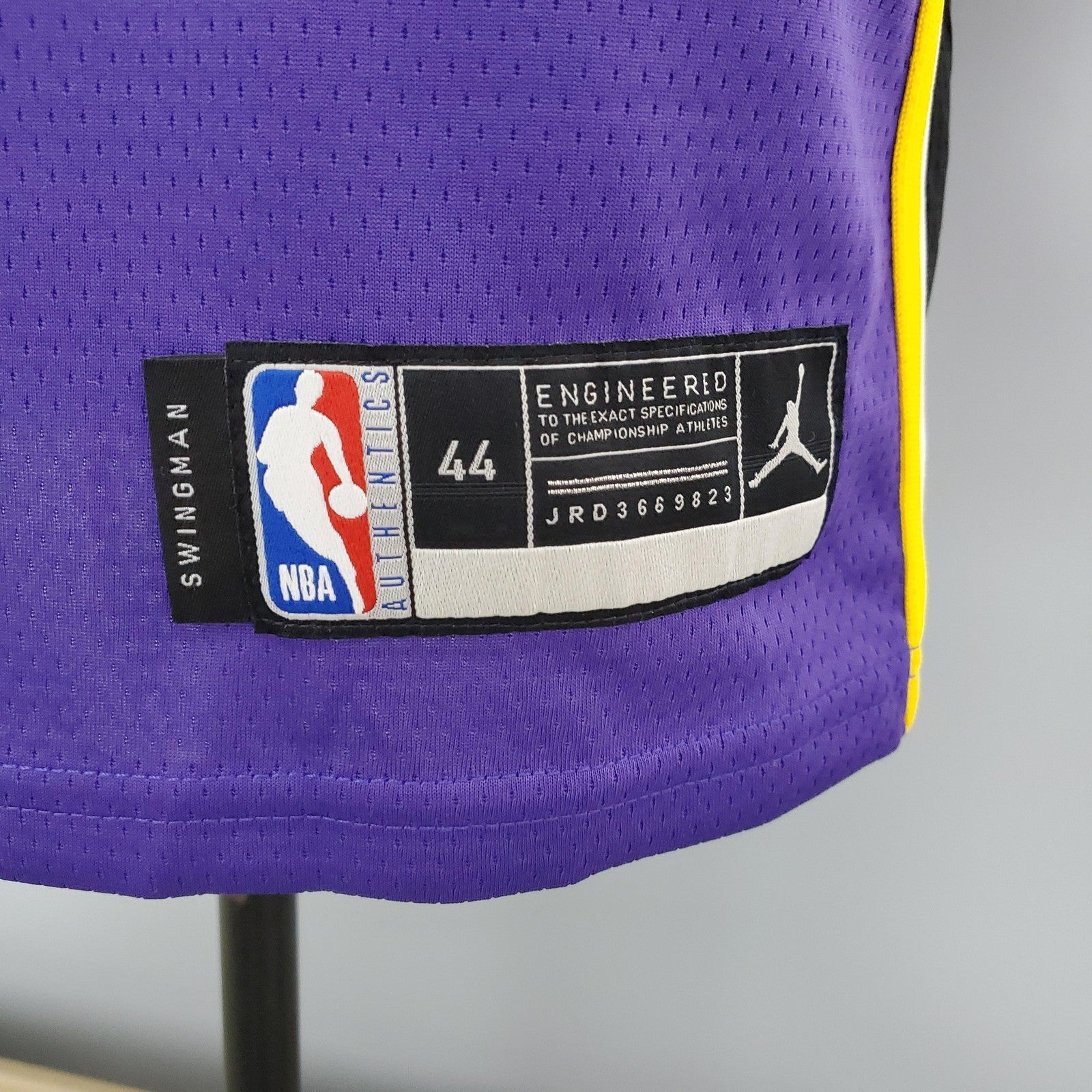 Los Angeles Lakers Howard#39 Crew Neck Purple (flyers) Nba Jersey