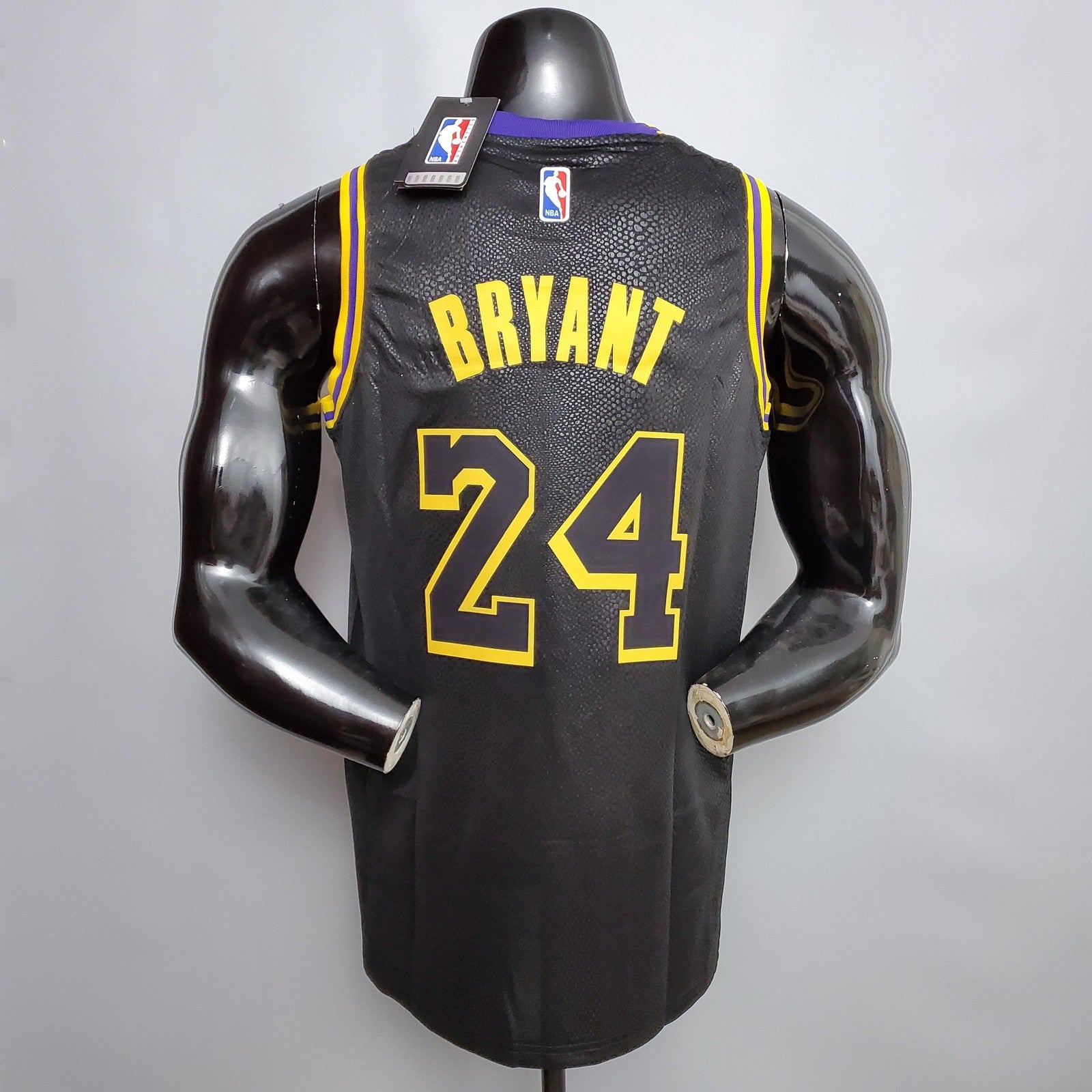 Before Bryant #8 After Bryant #24 Los Angeles Black Nba Jersey Nike Connect Recognition