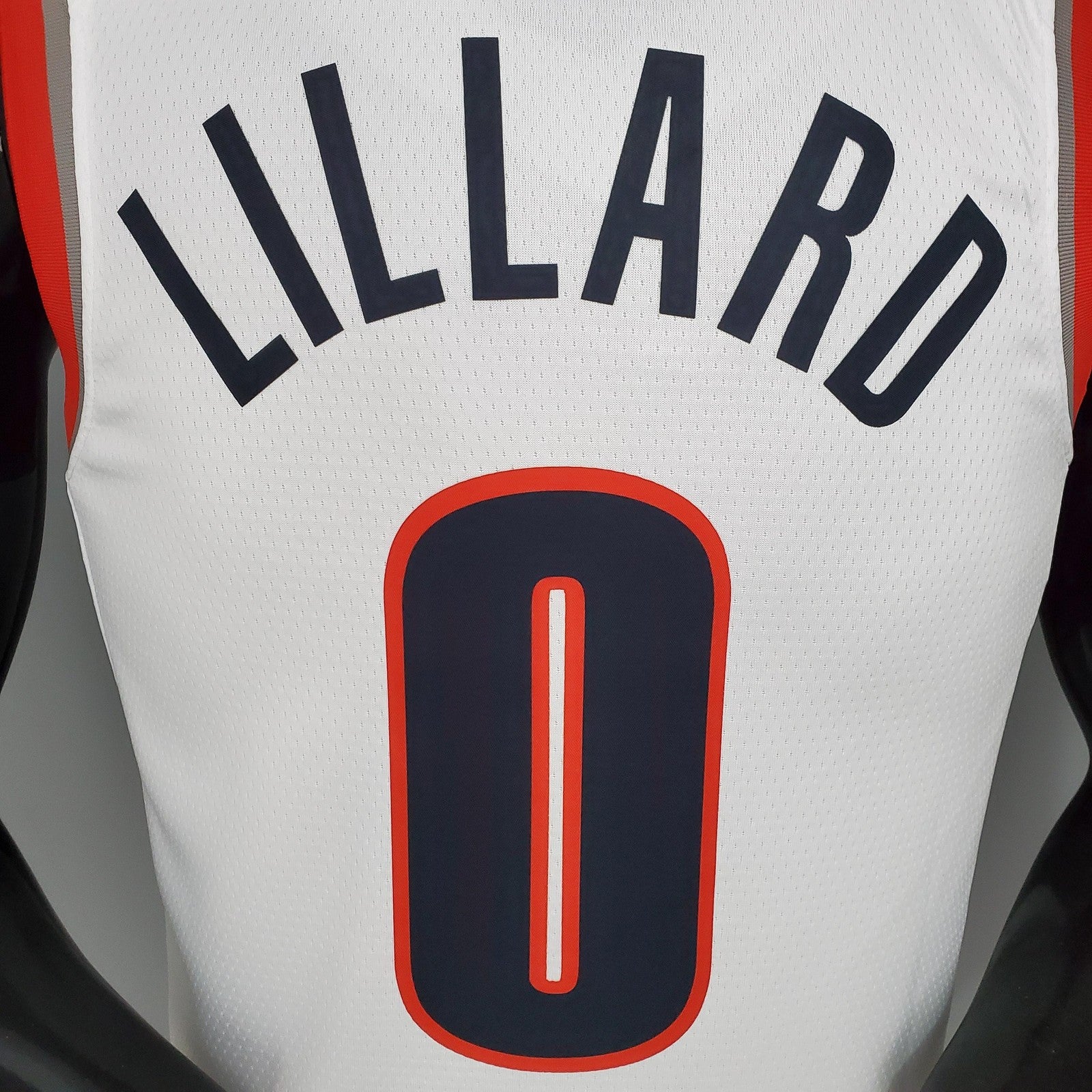 2021 Lillard#0 Trail Blazers Home White Nba Jersey