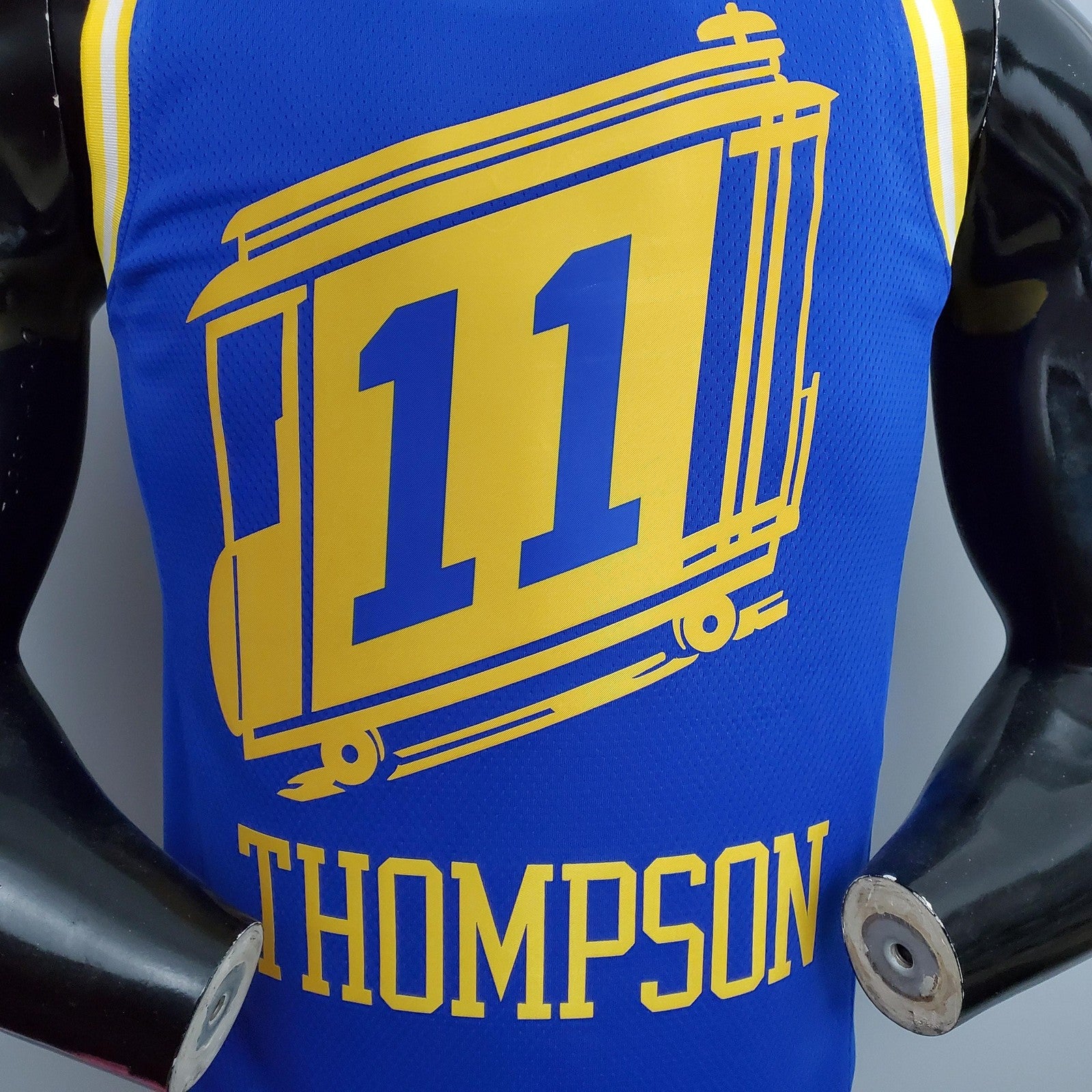 Tram Version Thompson#11 Golden State Warriors Blue Nba Jersey