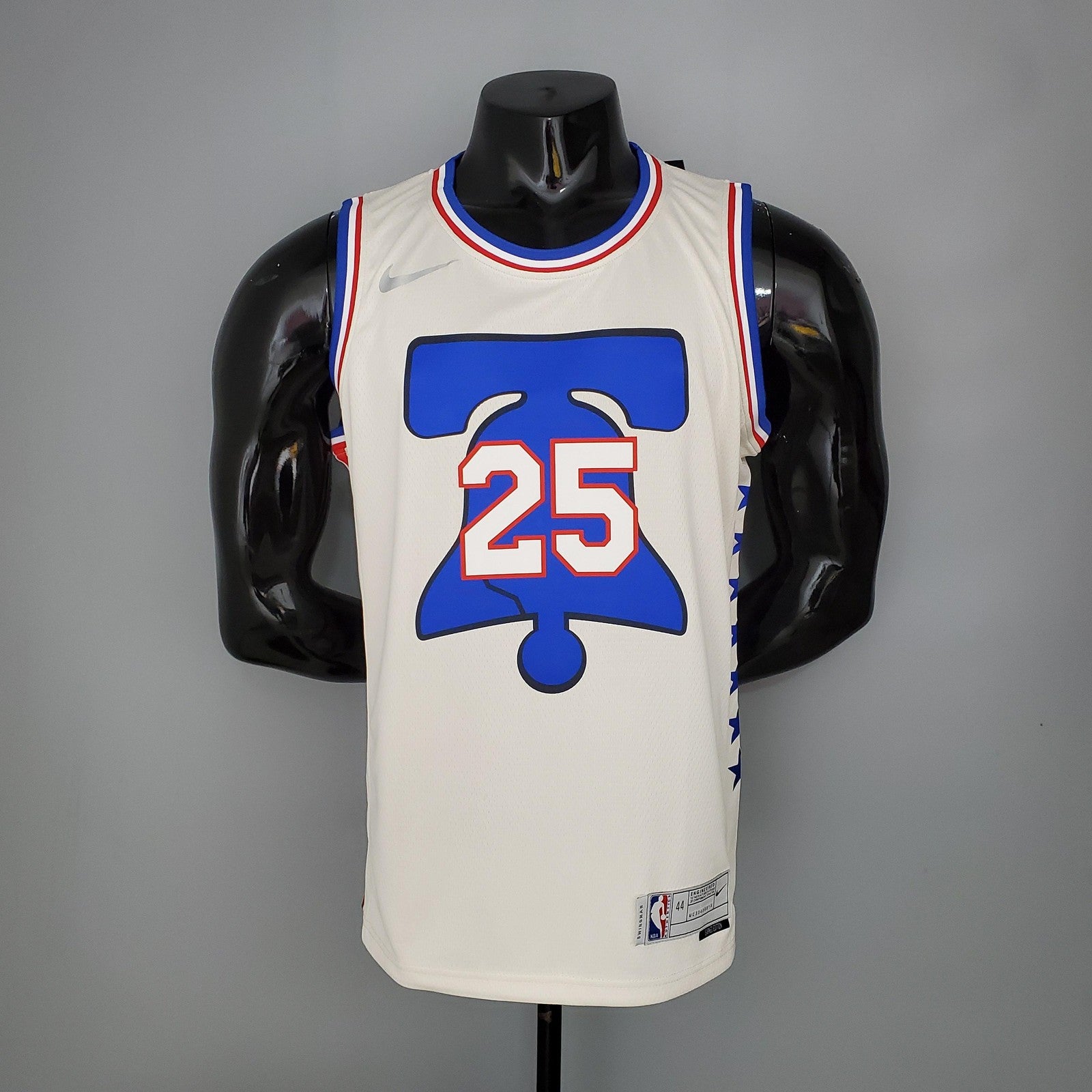 2021 Simmons#25 76ers Bonus Edition Beige Nba Jersey