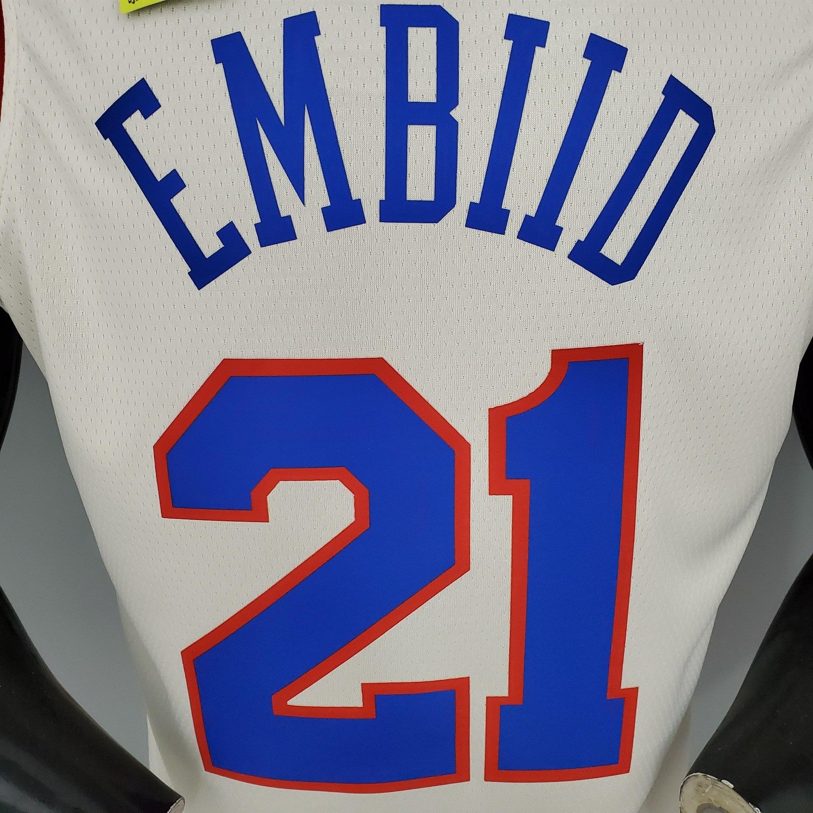 2021 Embiid#21 76ers Bonus Edition Beige Nba Jersey