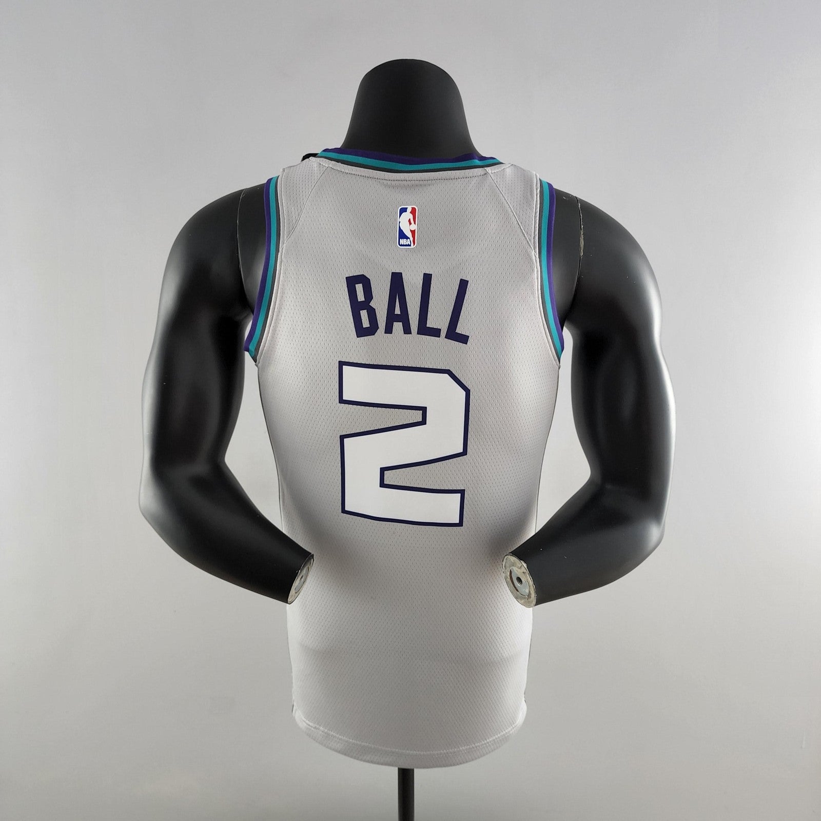 2019 Ball#2 Charlotte Hornets Grey Nba Jersey