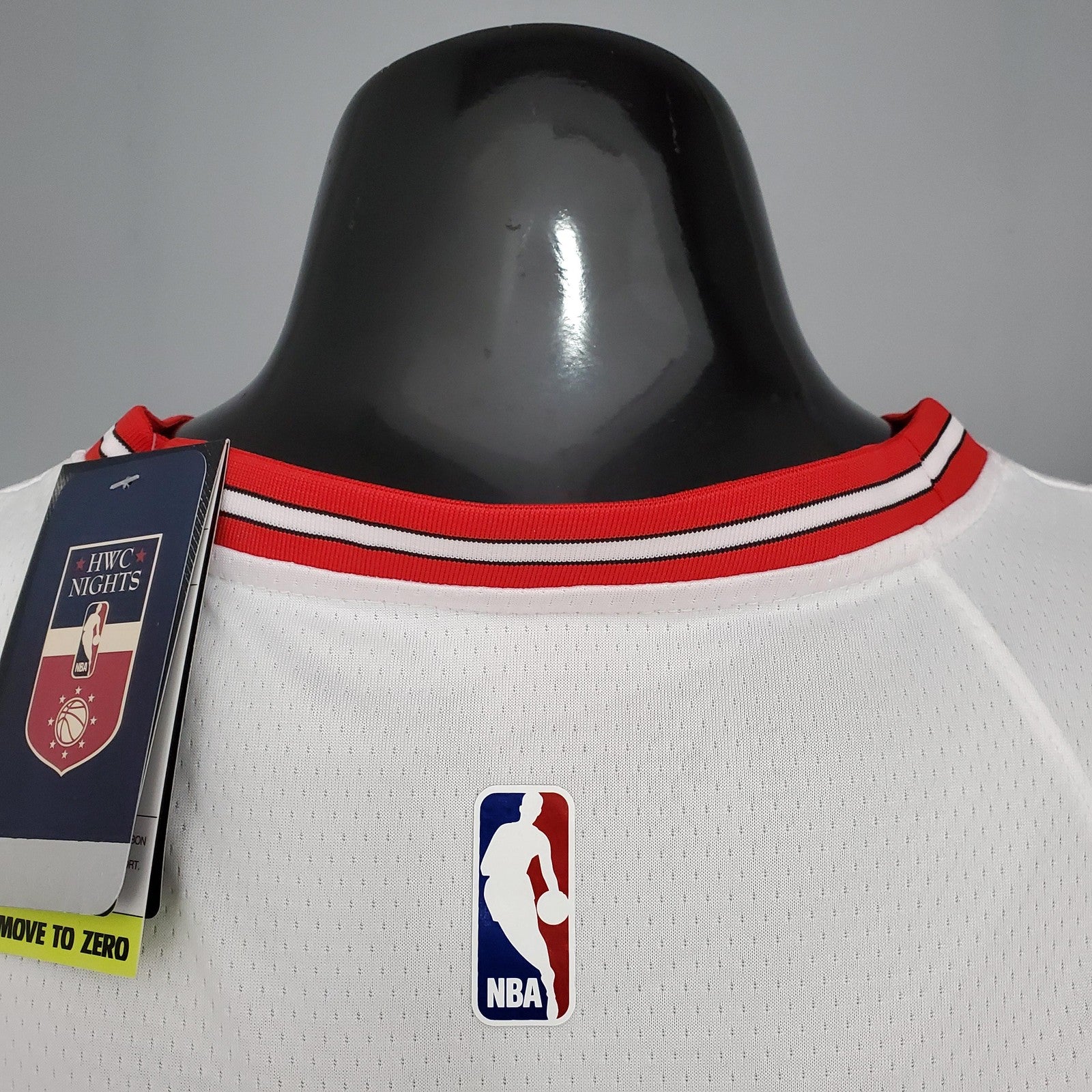 Rooman#91 Chicago Bulls White Nba Jersey